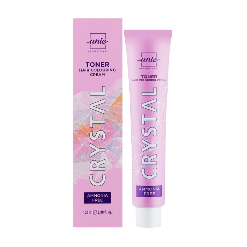 Безаміачний тонер для волосся Unic Crystal Toner Hair Coloring Cream ST9/0 Блондин інтенсивний, 100 мл