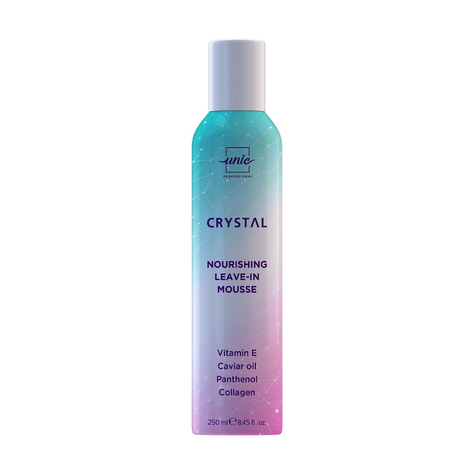 

Живильний незмивний мус для волосся Unic Crystal Bar Nourishing Leave-In Mousse, 250 мл