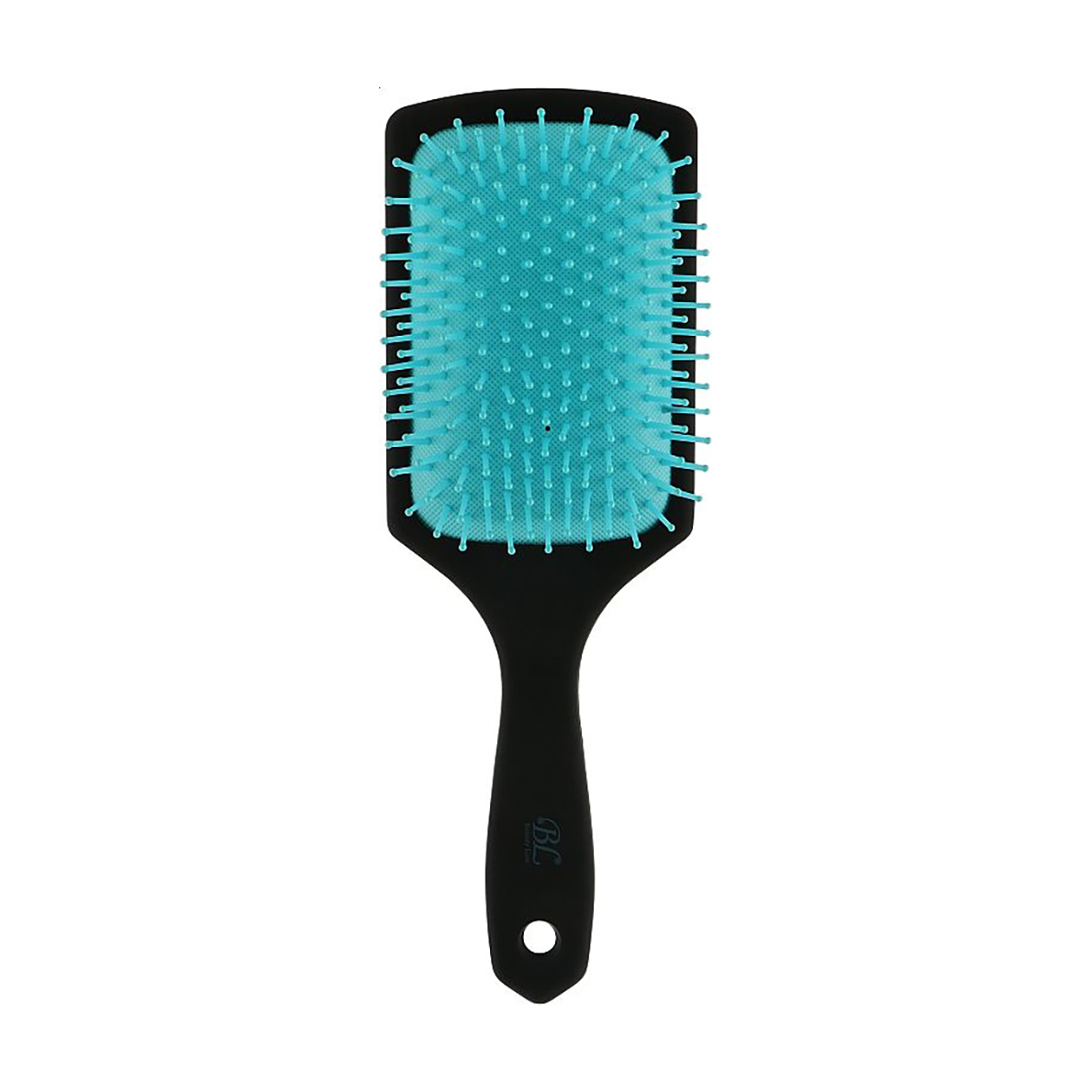 

Щітка для волосся Beauty Line прямокутна, чорно-блакитна, 1 шт