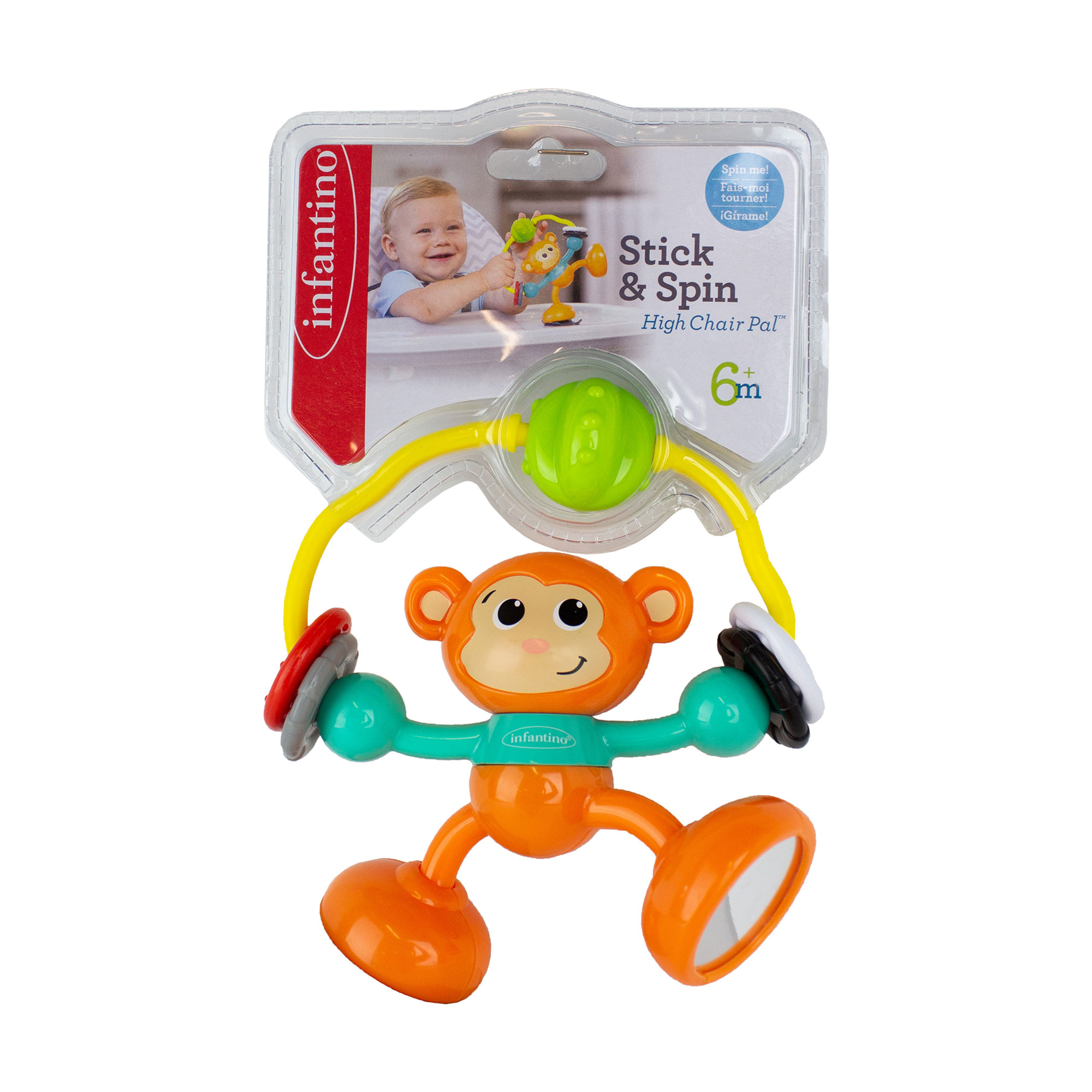 

Іграшка Infantino Друже мавпеня, 10.1*0.1*14 см, від 6 місяців (216267I)