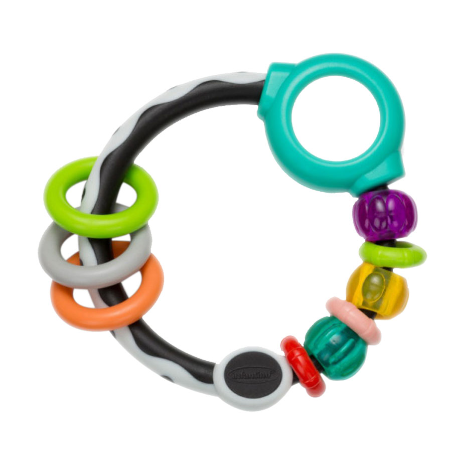 

Прорізувач для зубів Infantino кільце з намистинами, 13.2*16.51*2.03 см, від народження (005151I)