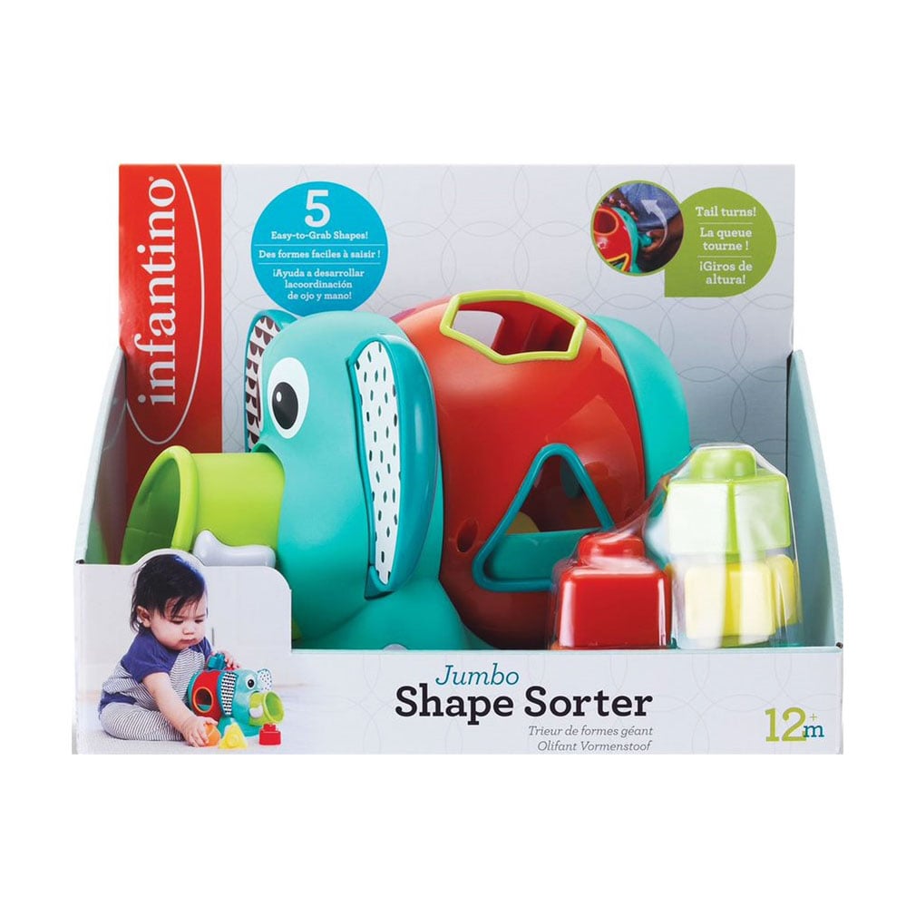 

Розвивальна іграшка-сортер Infantino Джамбо, від 1 року (306912I)