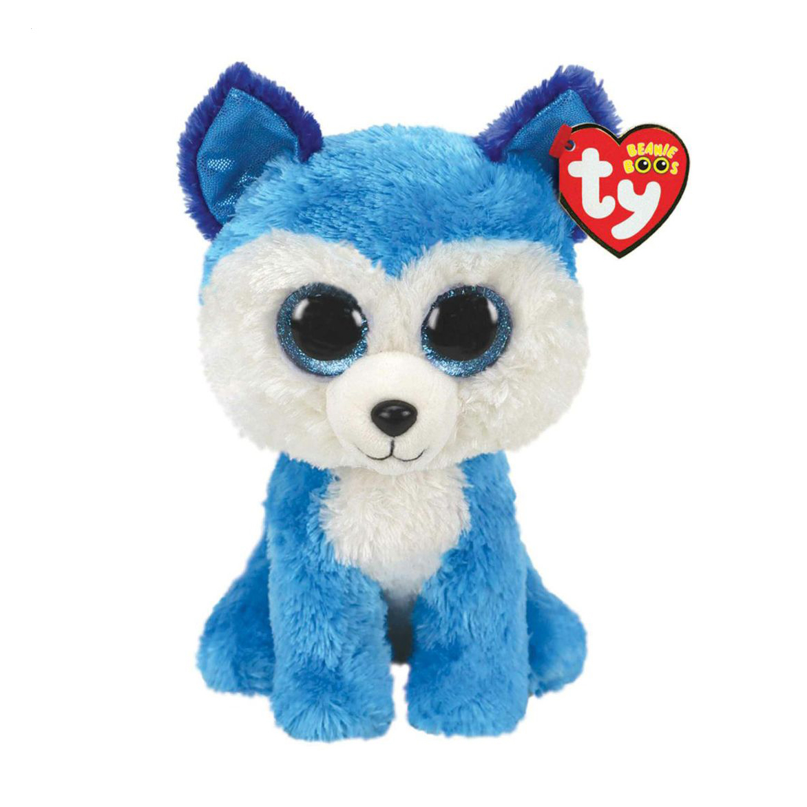 

Дитяча м'яконабивна іграшка TY Beanie Boos Блакитний хаскі Prince, від 3 років, 25 cм (36474)