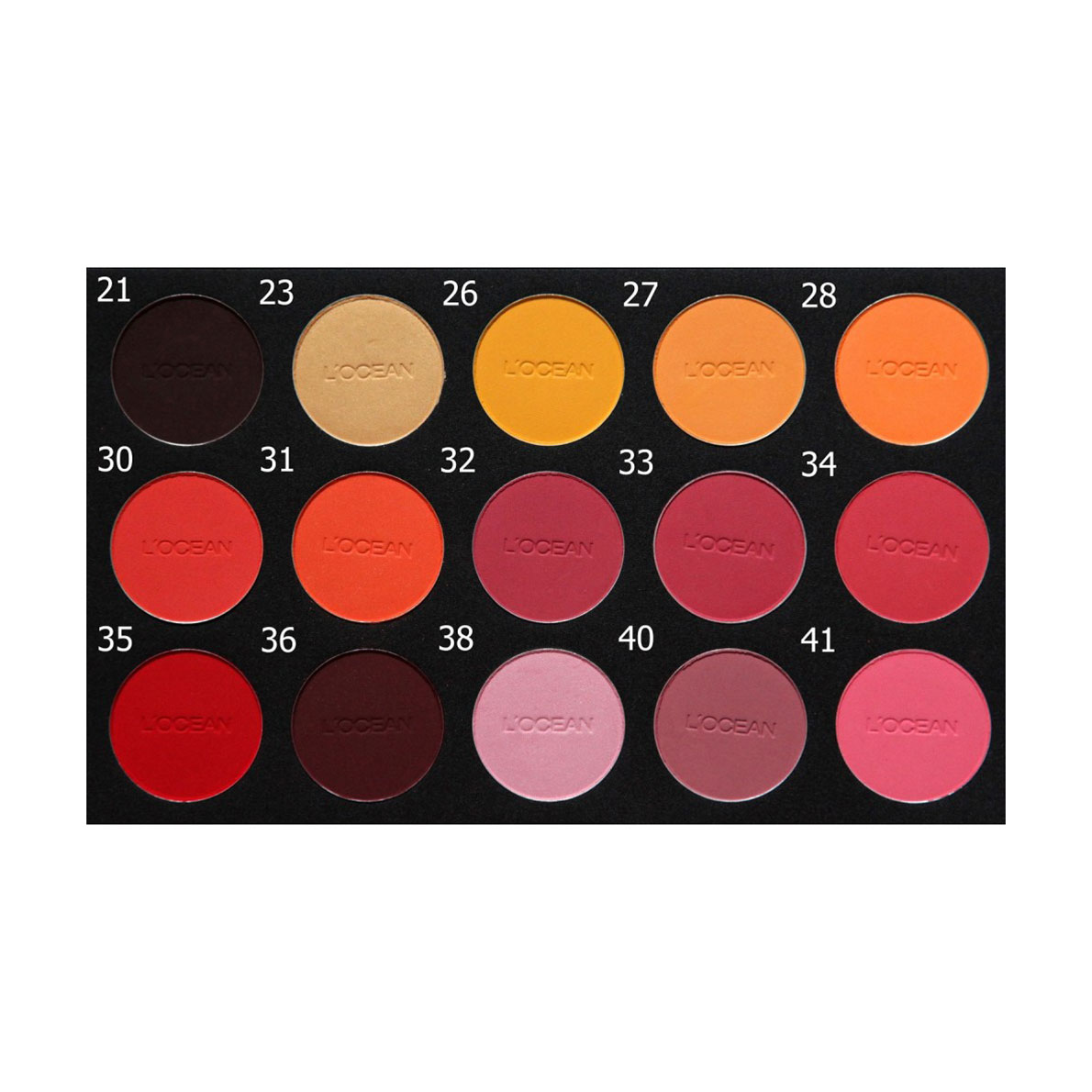 

Уцінка! Палітра тіней для повік L'OCEAN 2, 15*4 г