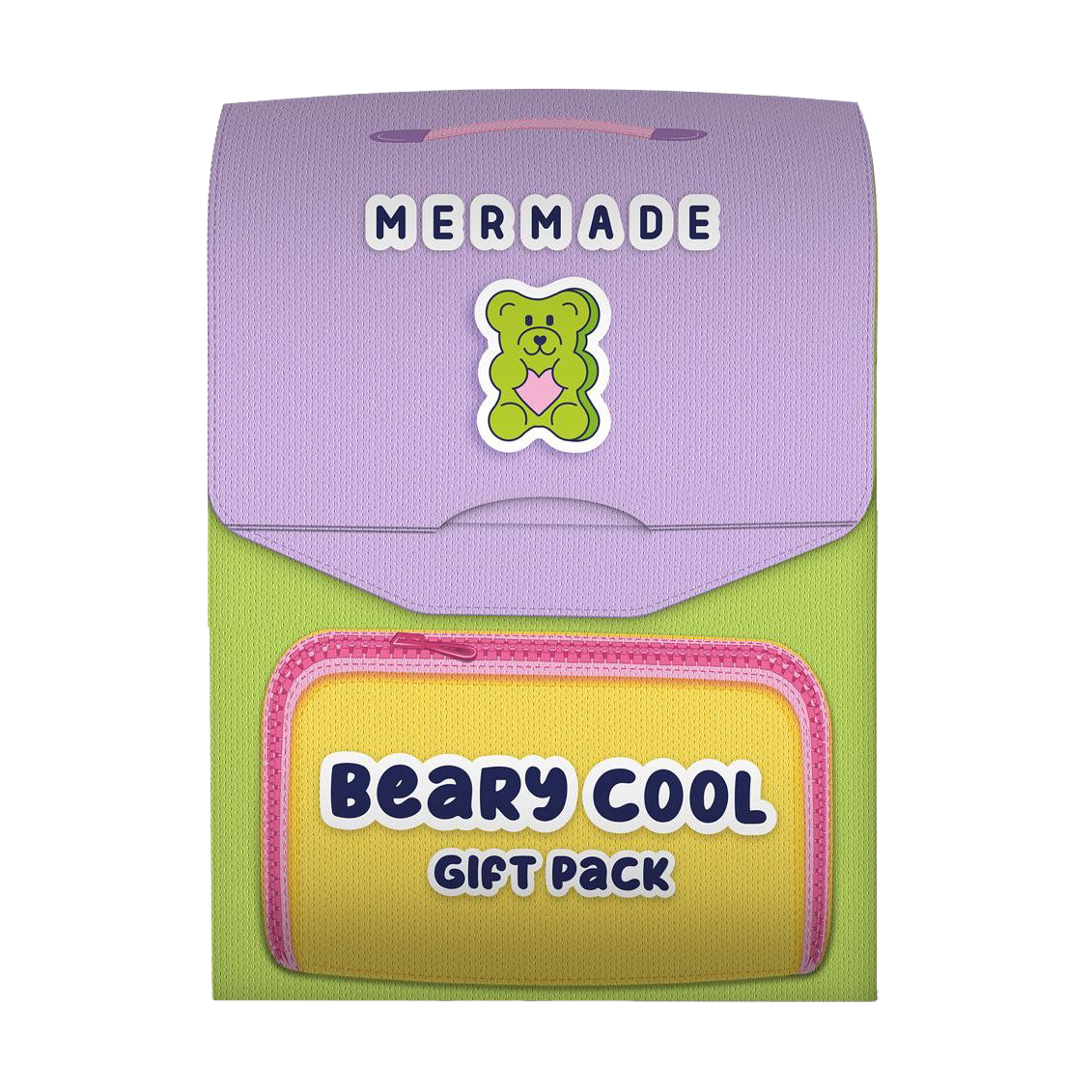 

Подарунковий набір-рюкзачок Mermade Beary Cool Gift Pack (бальзам для губ, 10 г + пінка, 150 мл + антисептик, 29 мл + блокнот A6 + наклейки, 13 шт)