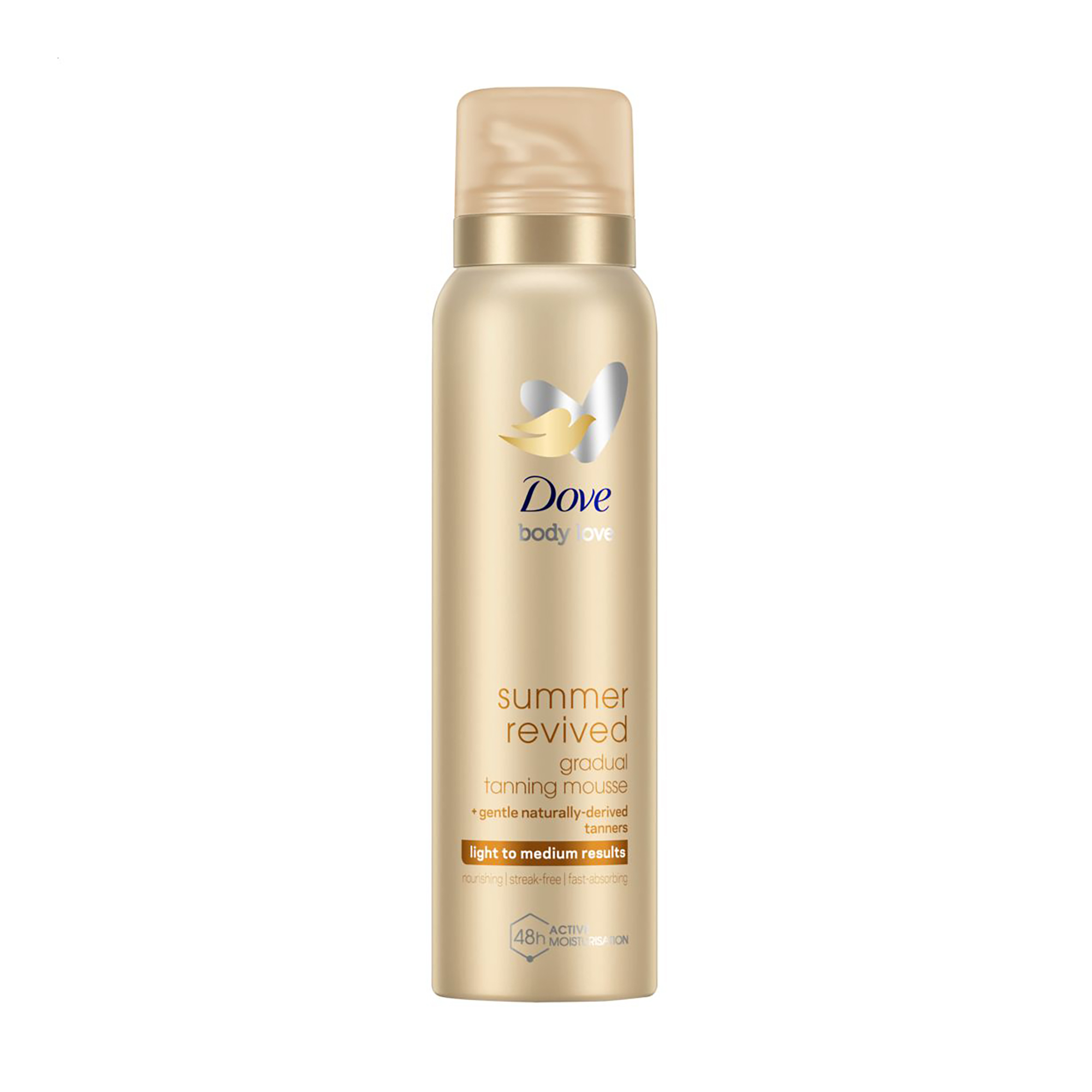 

Уцінка! Мус-автозасмага для тіла Dove Summer Revived Gradual Tanning Mousse Від світлого до середнього, 150 мл