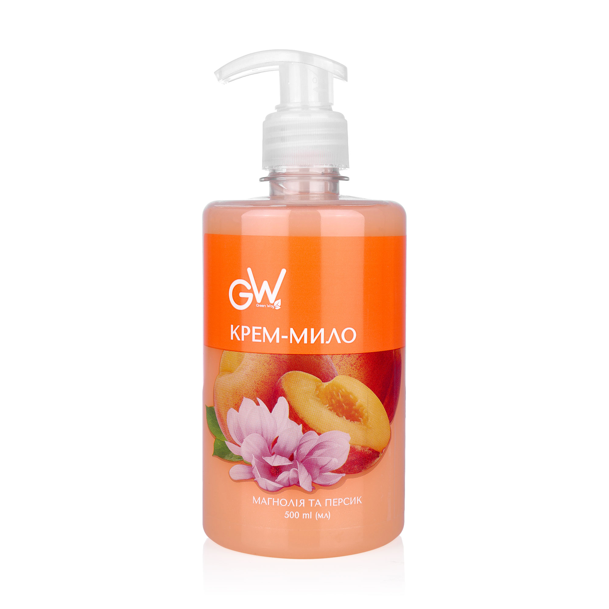 

Рідке крем-мило Green Way ФітоЛінія Магнолія та персик, 500 мл (дозатор)