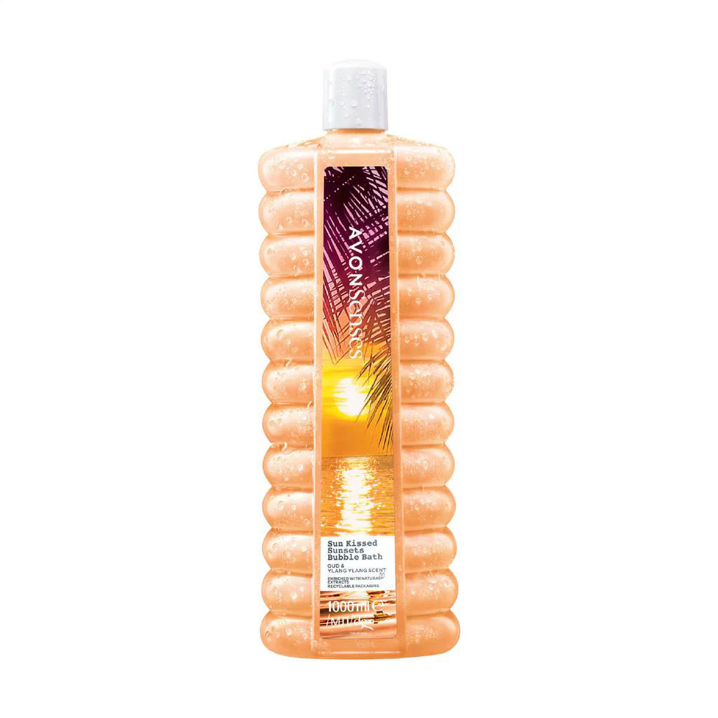 

Піна для ванн Avon Senses Sun Kissed Sunsets Bubble Bath Поцілунок сонця, 1 л