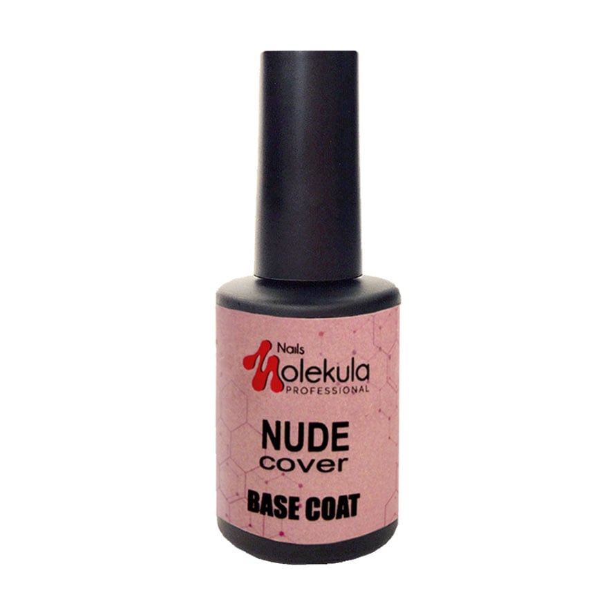 

Камуфлювальна база для гель-лаку Nails Molekula Professional Nude Base Coat, Cover, 12 мл