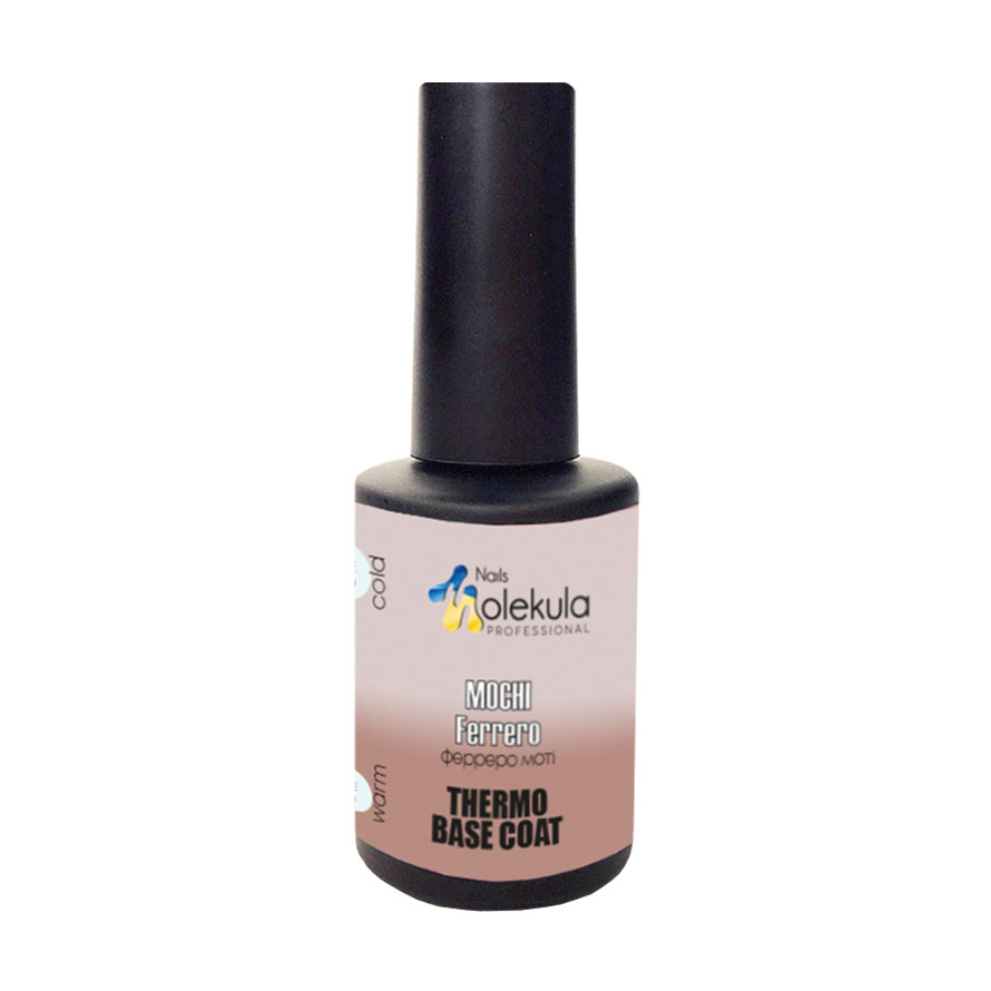 

Термобаза для гель-лаку Nails Molekula Professional Thermo Base Coat, Mochi Ferrero, 12 мл
