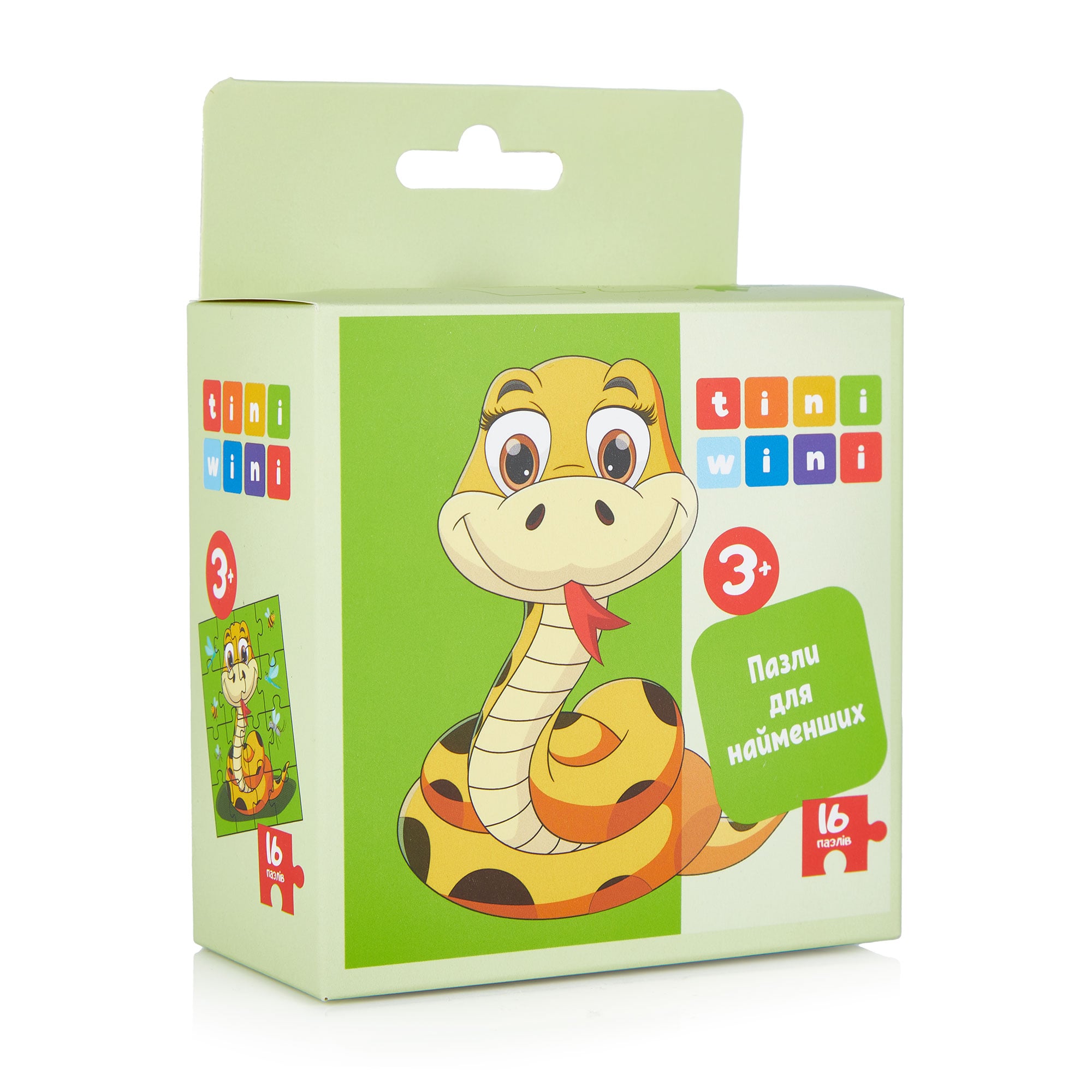 

Пазли для дітей Tini Wini Змійка, від 3 років, 16 елементів