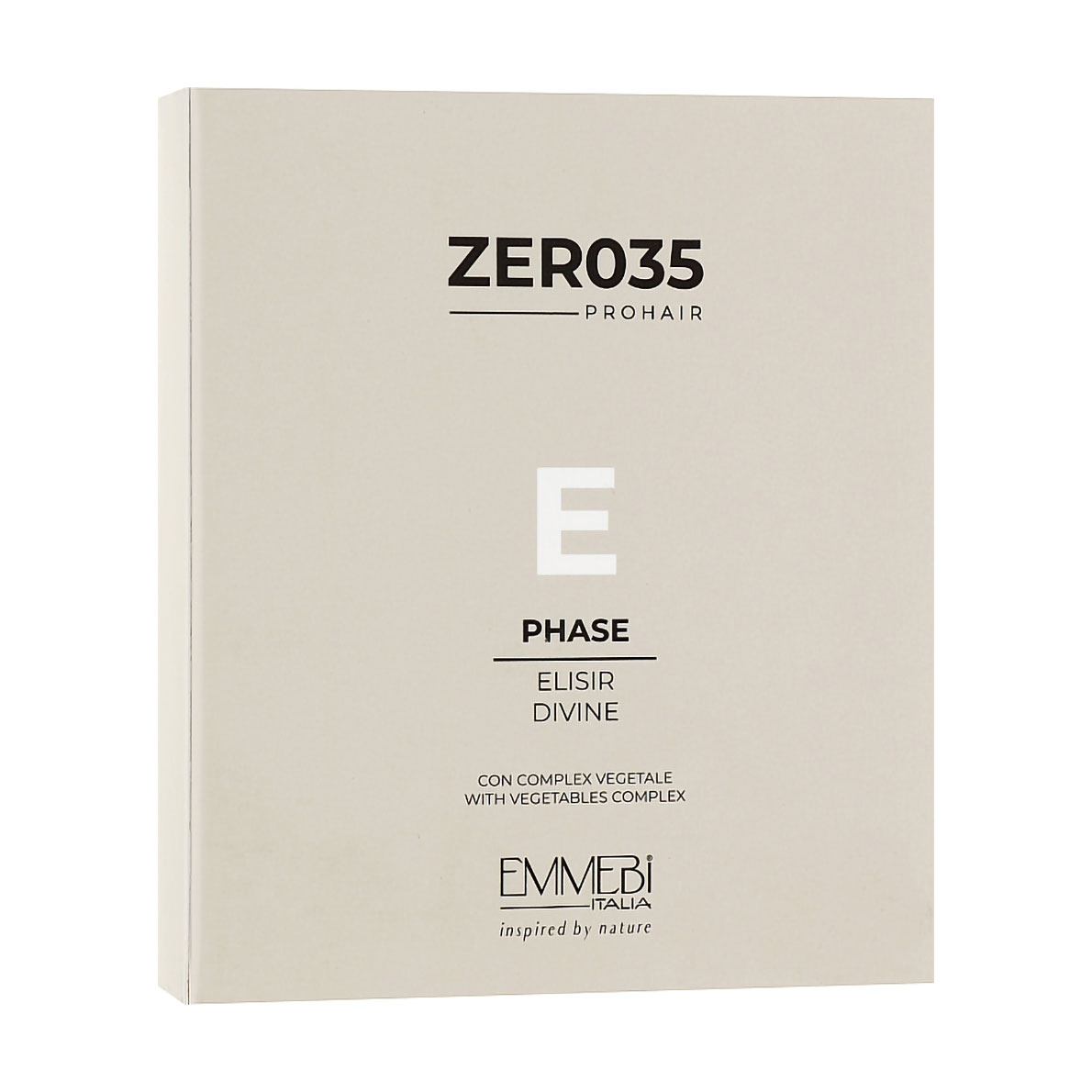 

Уцінка! Ампули для волосся Emmebi Italia Zer035 Pro Hair Elisir Divine фаза E, 12*4 мл