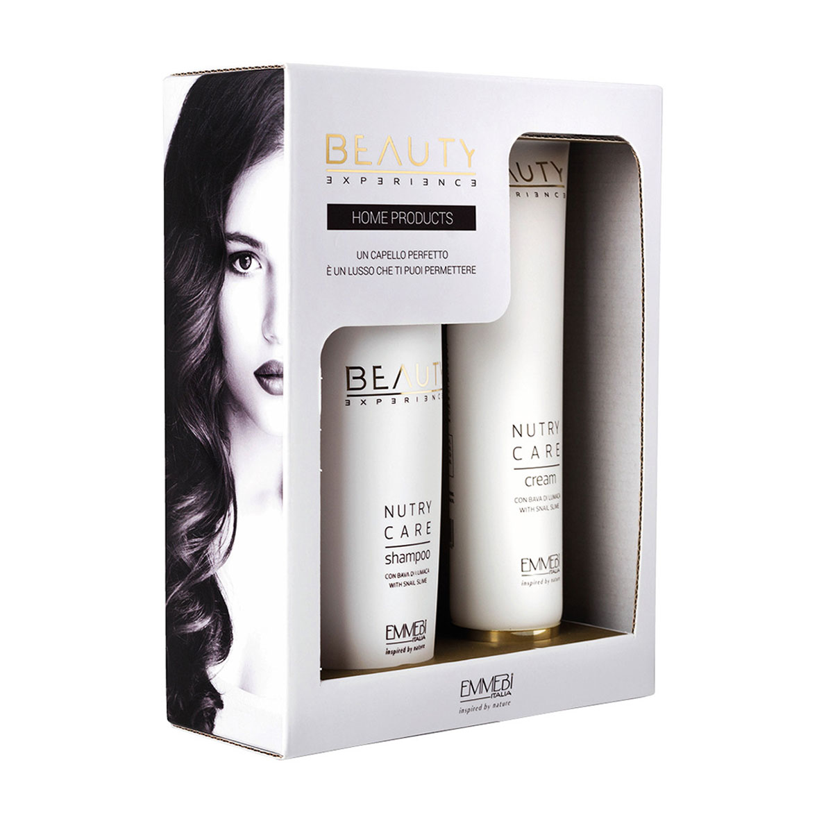 

Уцінка! Набір для волосся Emmebi Italia Beauty Experience Nutry Care Home Products (шампунь, 300 мл + крем, 150 мл)