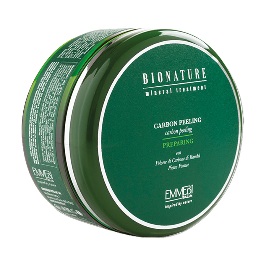 

Уцінка! Вуглецевий пілінг для шкіри голови Emmebi Italia BioNature Mineral Treatment Carbon Peeling, 300 мл
