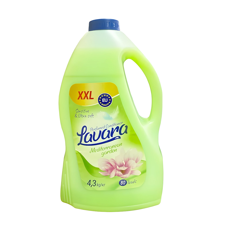 

Уцінка! Кондиціонер-ополіскувач для білизни Lavara Mediterranean Garden, 80 циклів прання, 4.3 кг