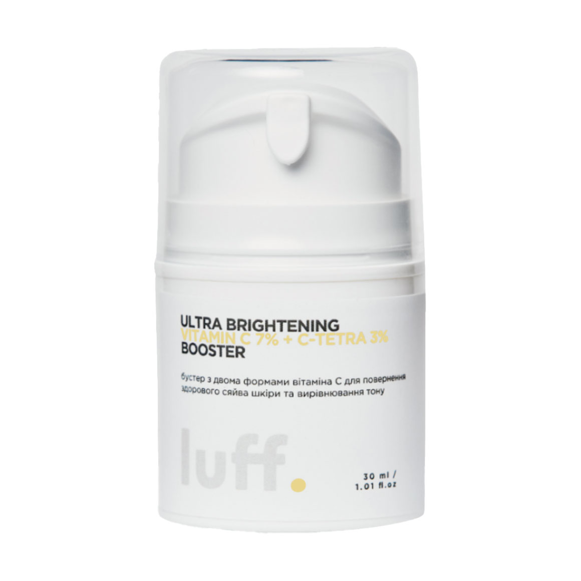 

Бустер з двома формами вітаміна С Luff Ultra Brightening Booster для освітлення та омолодження шкіри обличчя, 30 мл