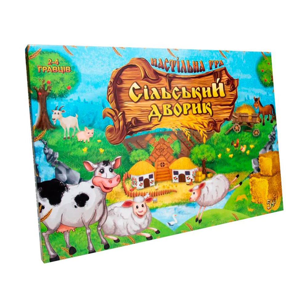 

Настільна гра Strateg Сільський дворик, українською мовою, від 5 років, 37*25*2 см (30503)