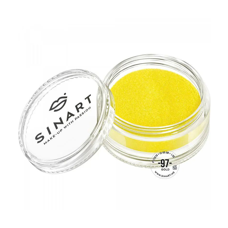 

Пігмент для повік Sinart Make-Up With Passion, 97 Gold, 1 г