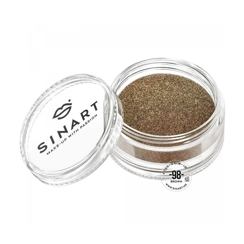

Пігмент для повік Sinart Make-Up With Passion, 98 Brown, 1 г