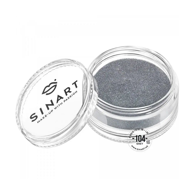 

Пігмент для повік Sinart Make-Up With Passion, 104 Grey, 1 г