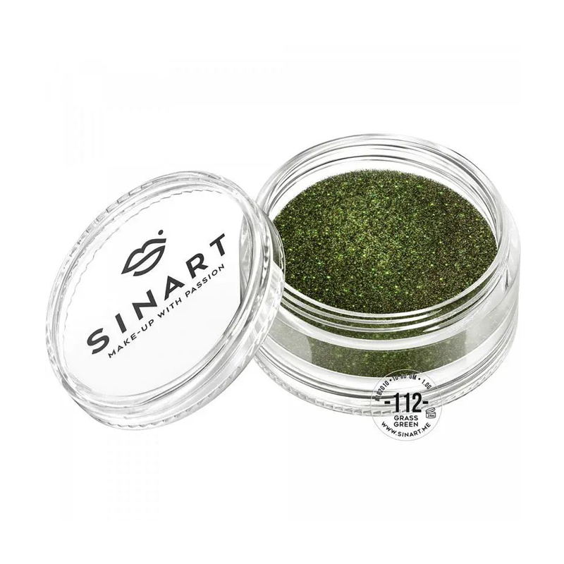 

Пігмент для повік Sinart Make-Up With Passion, 112 Grass Green, 1 г