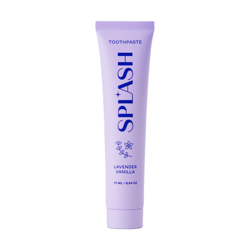 

Освіжальна зубна паста Splash Lavender Vanilla Toothpaste з відбілювальним ефектом, 75 мл