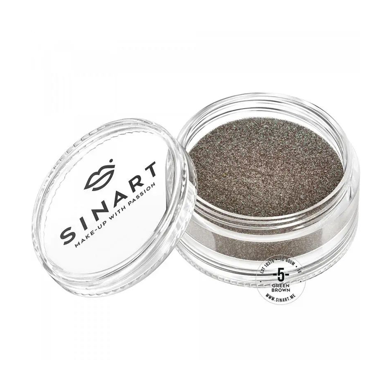 

Пігмент для повік Sinart Make-Up With Passion, 5 Green Brown, 1 г
