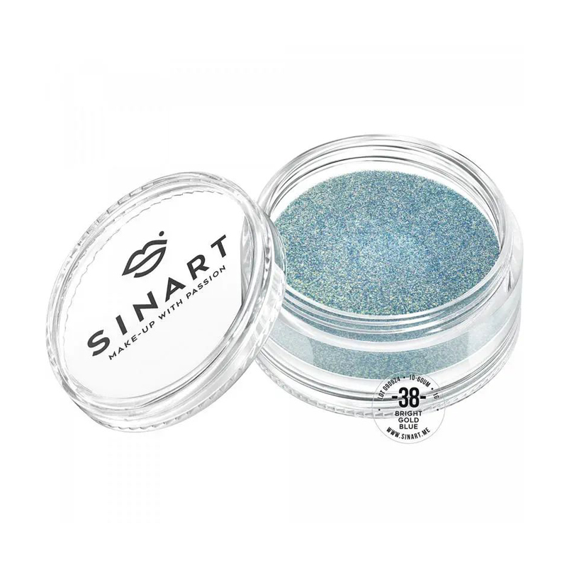 

Пігмент для повік Sinart Make-Up With Passion, 38 Bright Gold Blue, 1 г