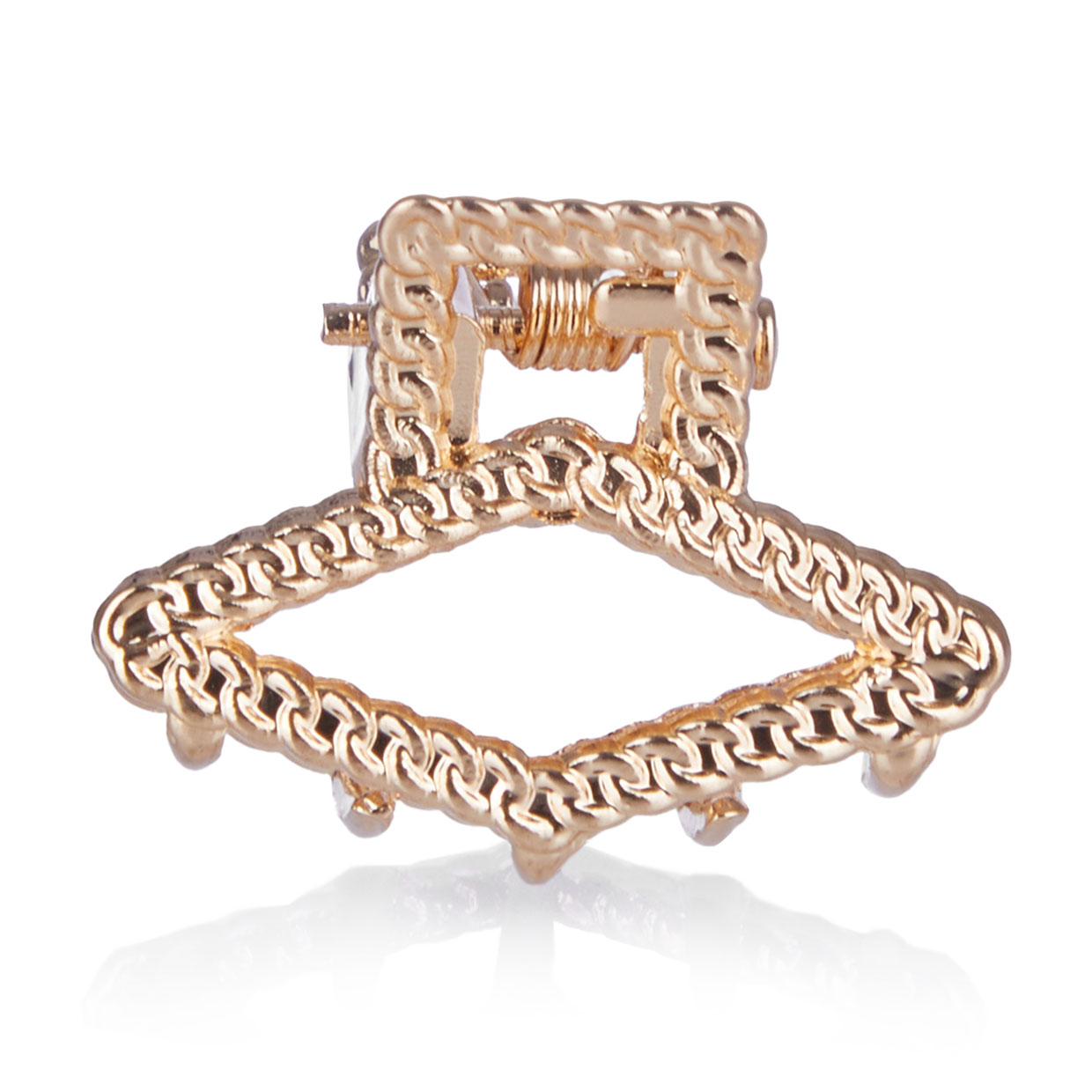 

Заколка-краб для волосся O-la-la ромб, 1 шт (23H293)