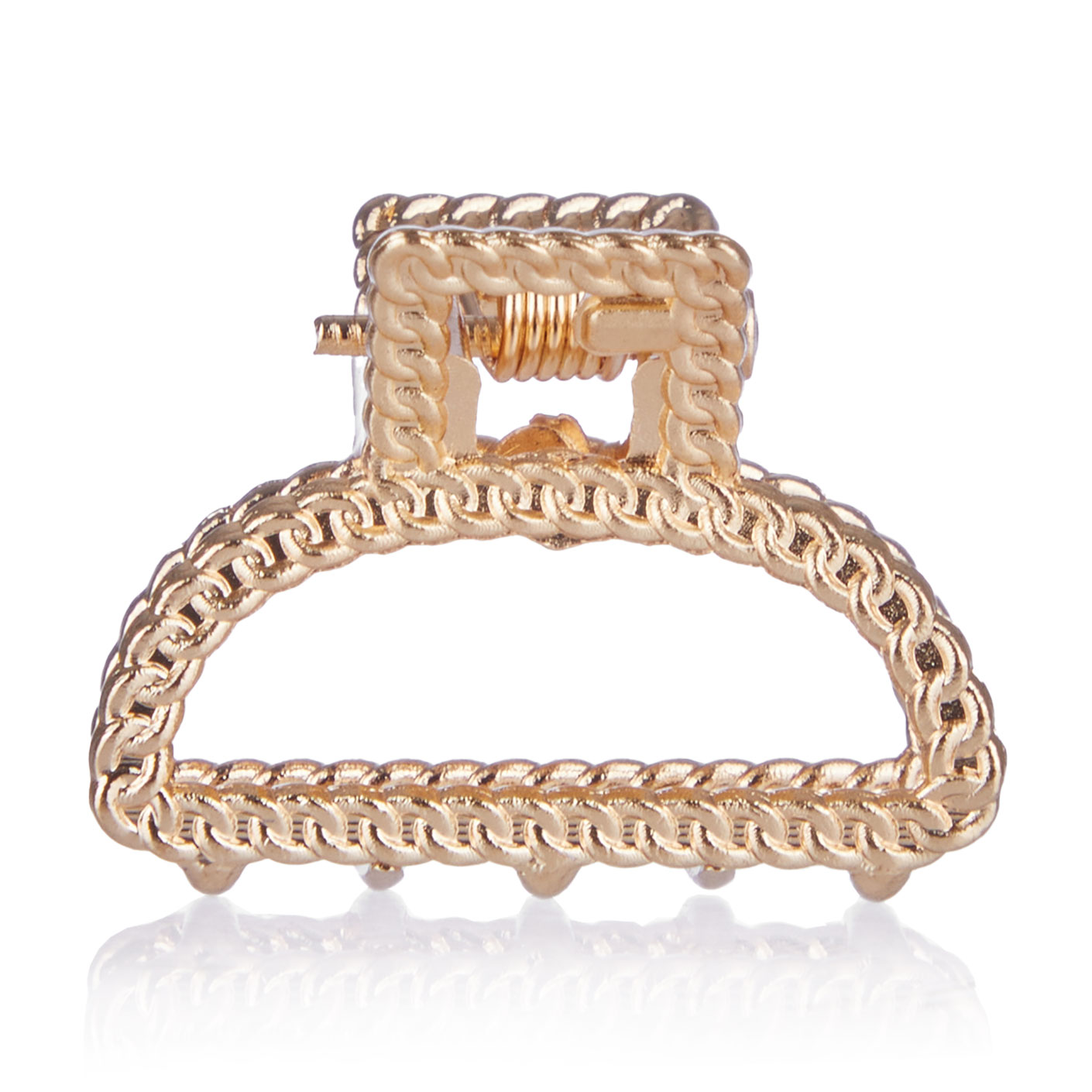 

Заколка-краб для волосся O-la-la напівколо, 1 шт (23H293)