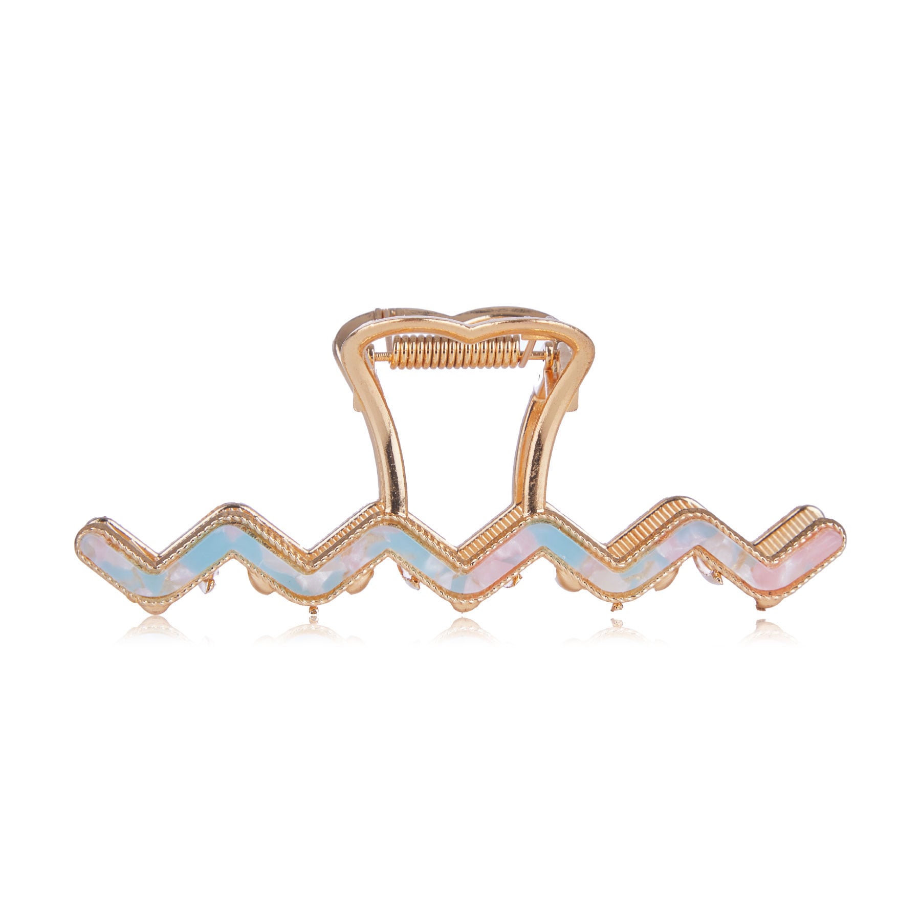 

Заколка-краб для волосся O-la-la, блакитна, 1 шт (23H4640)