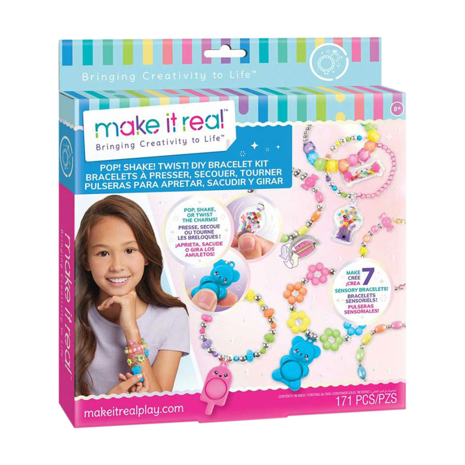 

Дитячий набір для створення шарм-браслетів Make it Real Натискай! Крути! Перевертай, від 8 років (MR1328)
