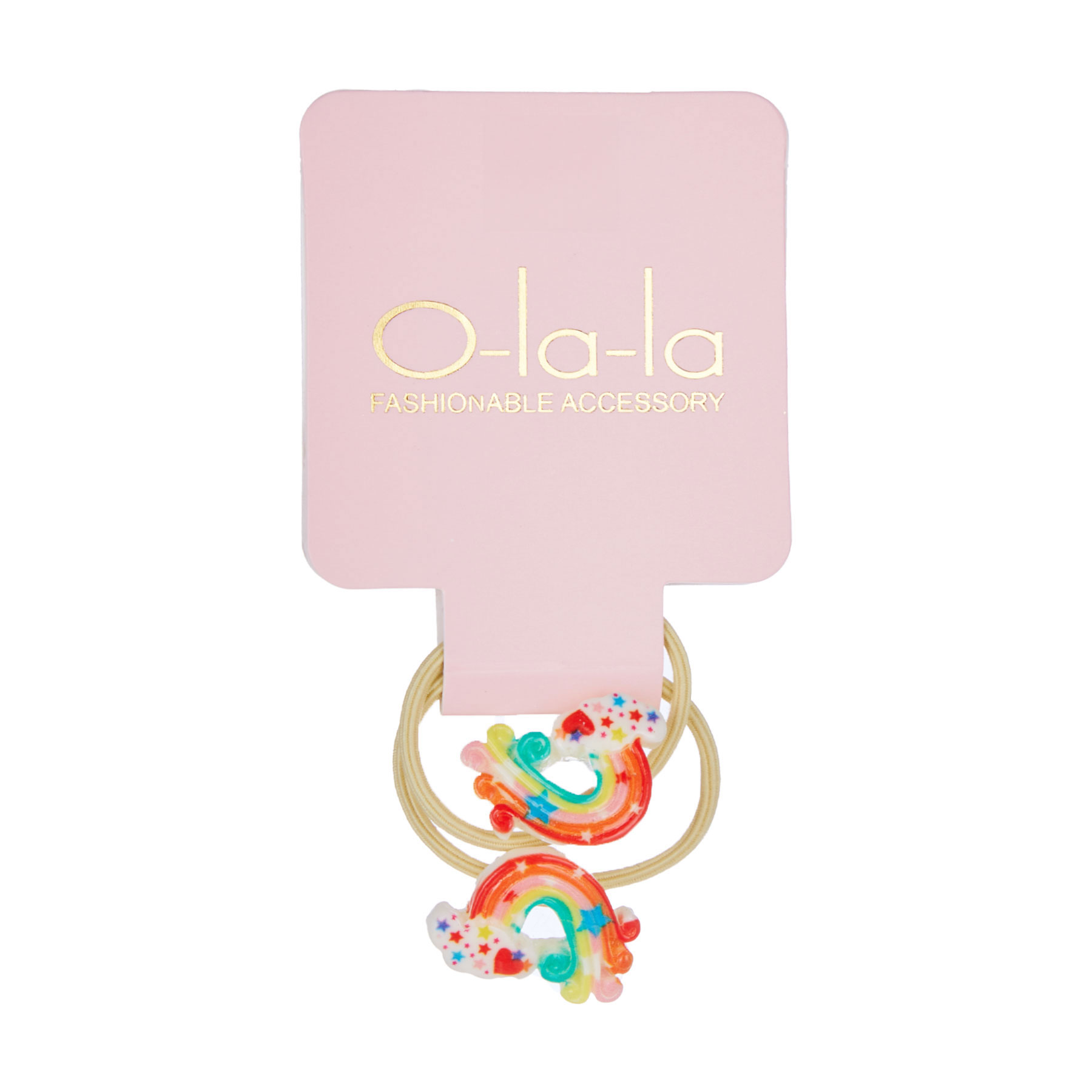 

Дитяча резинка для волосся O-la-la веселка, 1 шт (D-R-2)
