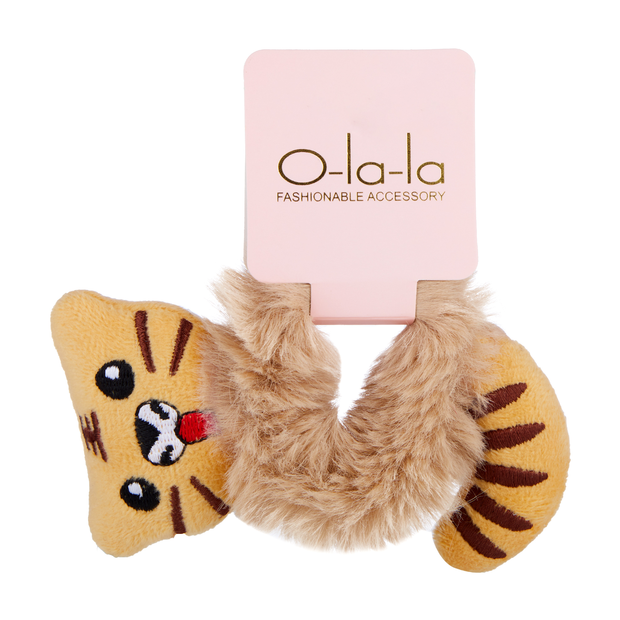 

Дитяча резинка для волосся O-la-la бежева, 1 шт (23H436)