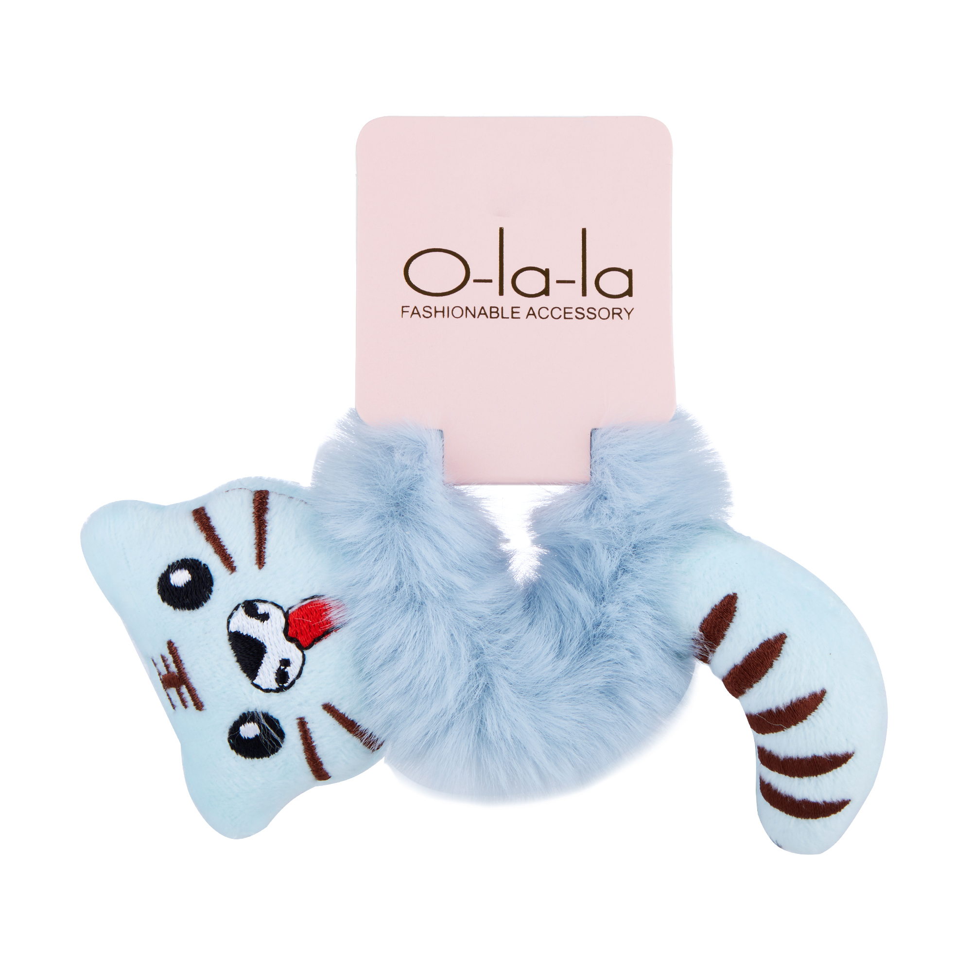 

Дитяча резинка для волосся O-la-la блакитна, 1 шт (23H436)