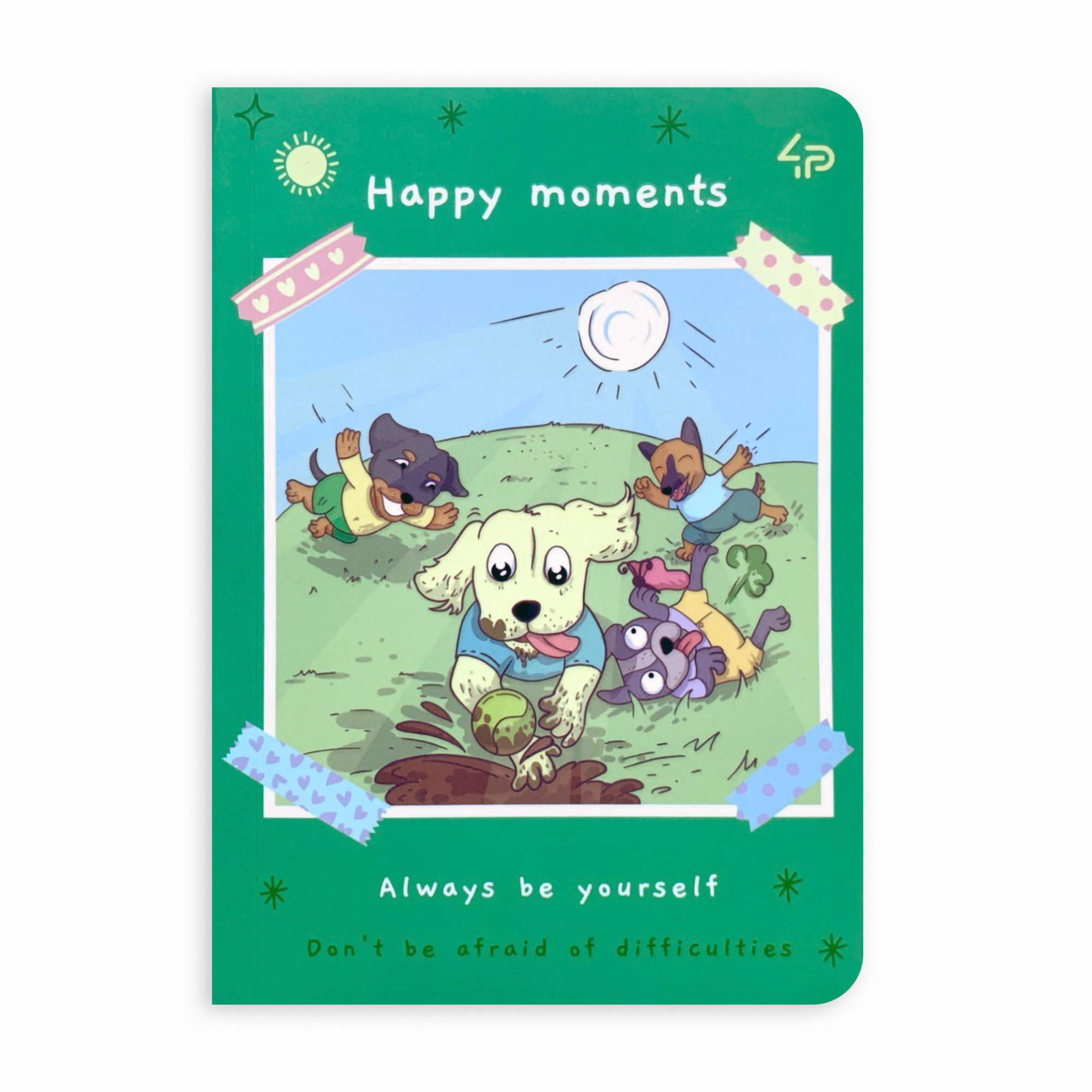 

Блокнот 4Profi Puppies Two A6 клітинка, 40 аркушів, 10.5*14.8 см (905966)