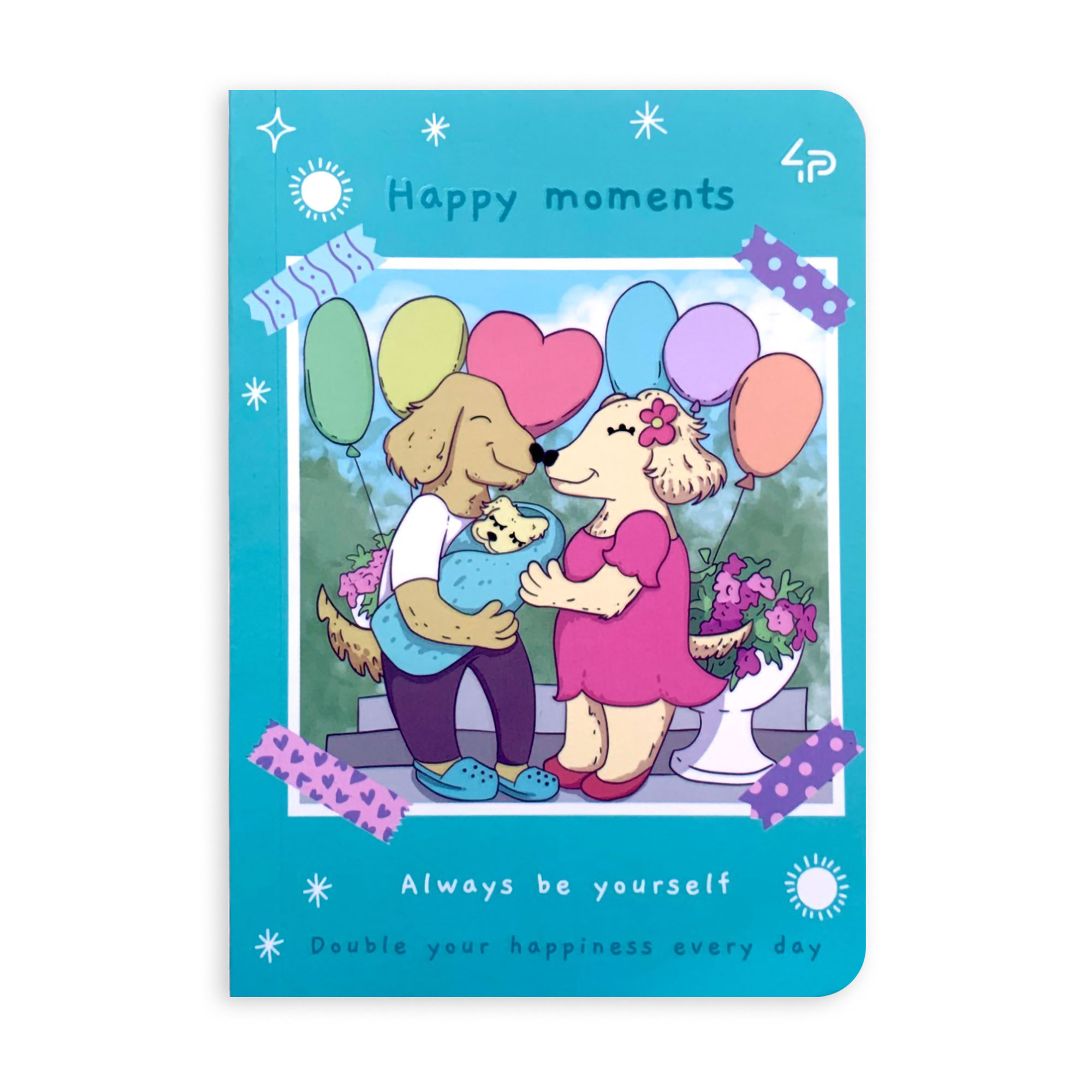 

Блокнот 4Profi Puppies Four A6 клітинка, 40 аркушів, 10.5*14.8 см (905980)