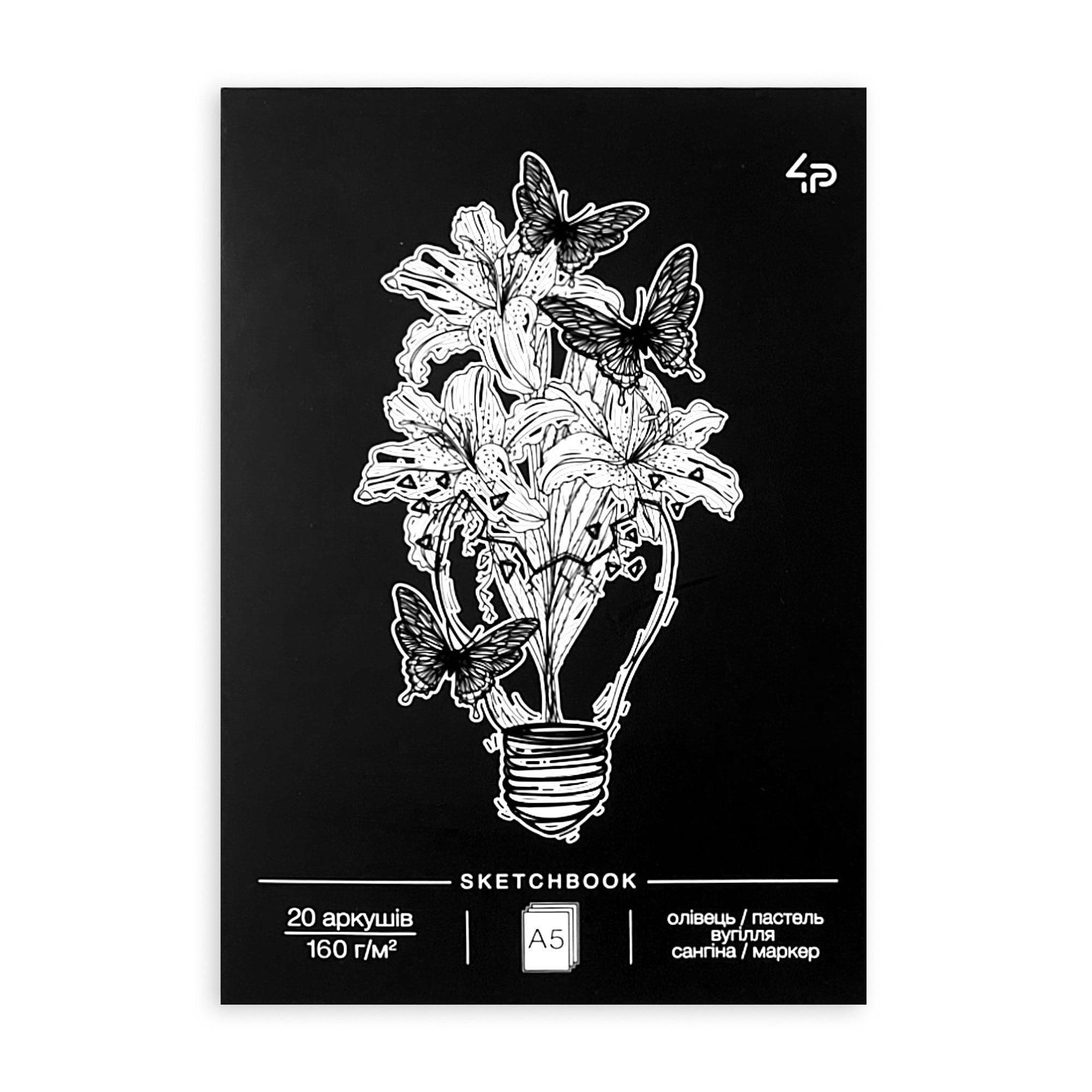 

Блокнот 4Profi Dreams Sketchbook Two A5, 20 аркушів, 14.8*21 см (76620)