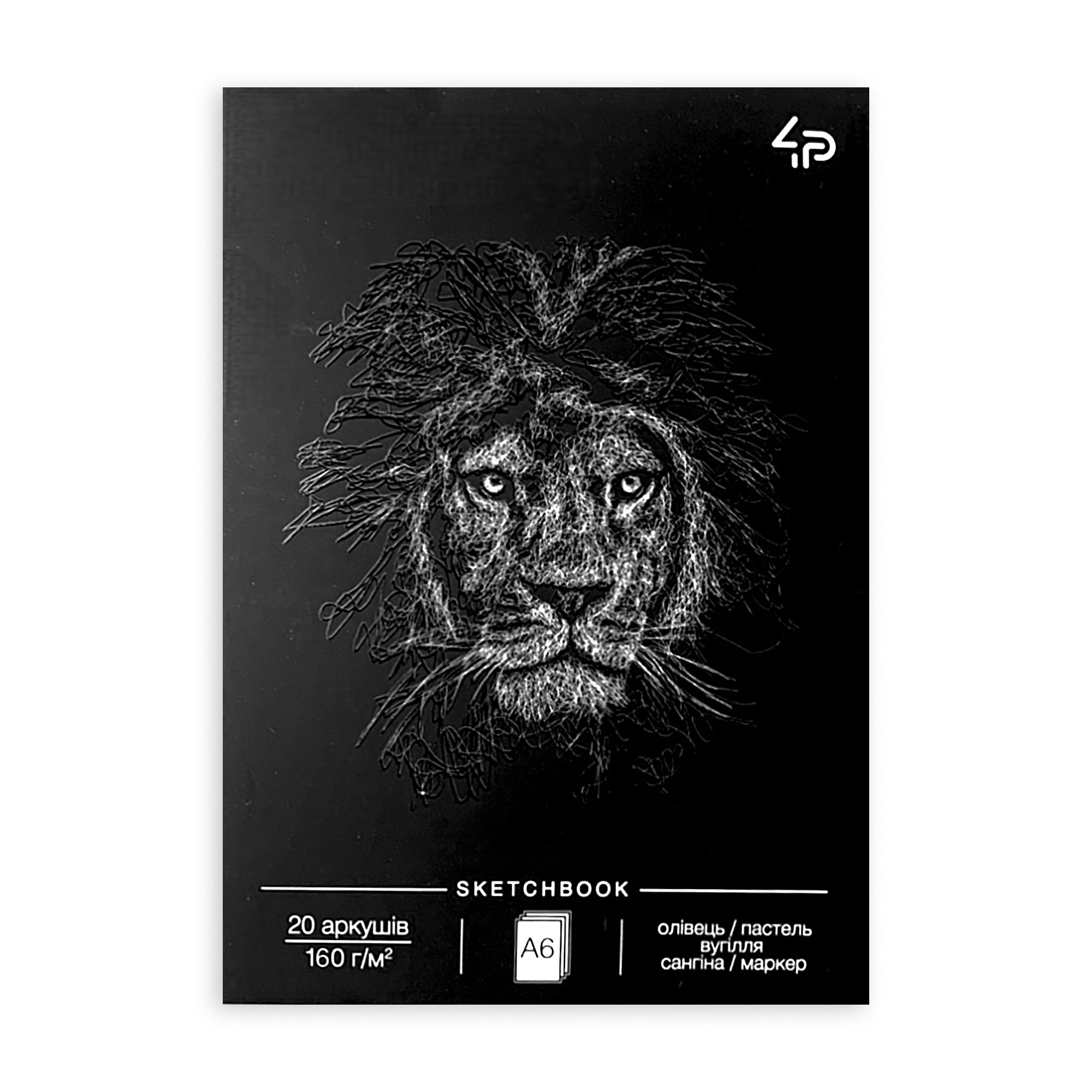 

Блокнот 4Profi Animals Sketchbook Three A6, 20 аркушів, 10.5*14.8 см (40425)