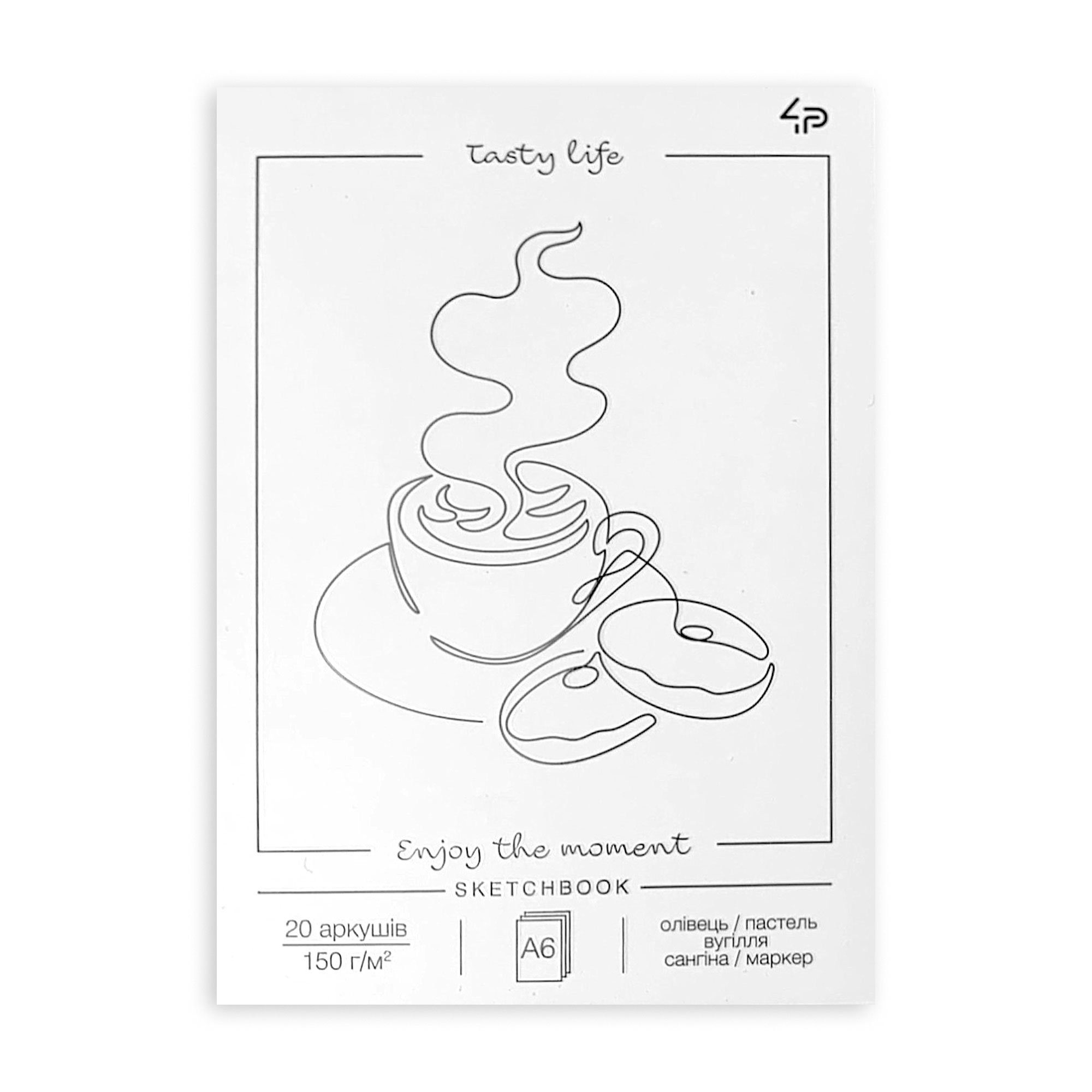 

Блокнот 4Profi Line Sketchbook One A6, 20 аркушів, 10.5*14.8 см (54958)
