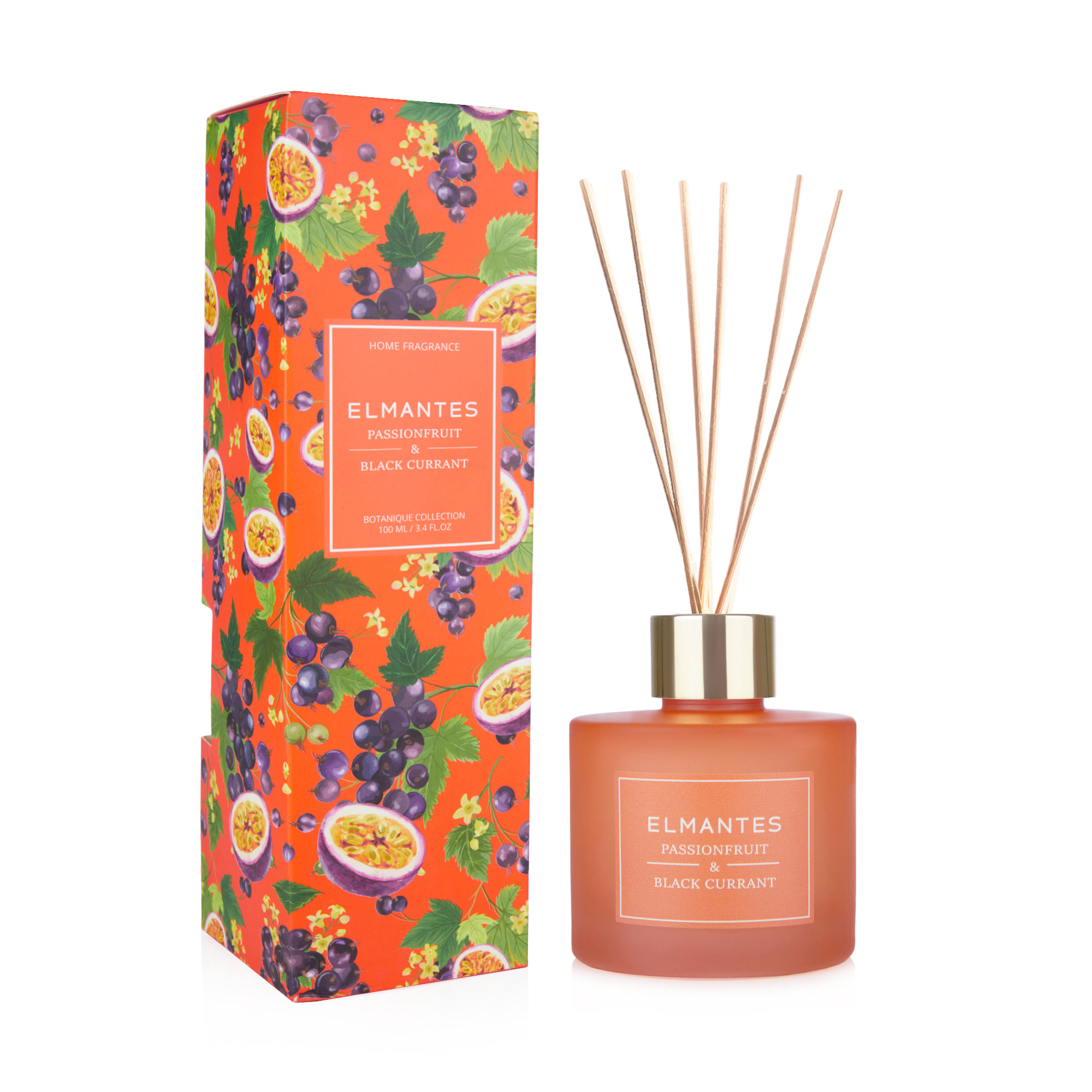 

Аромадифузор Elmantes Passionfruit & Black Currant, 100 мл