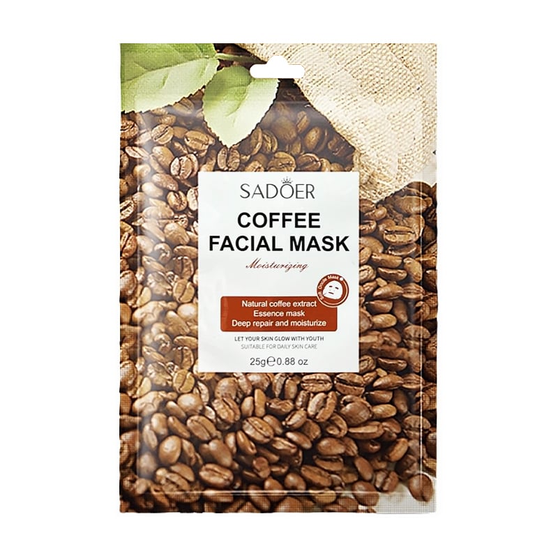 

Тканинна маска для обличчя Sadoer Coffee Facial Mask Кава, 25 г