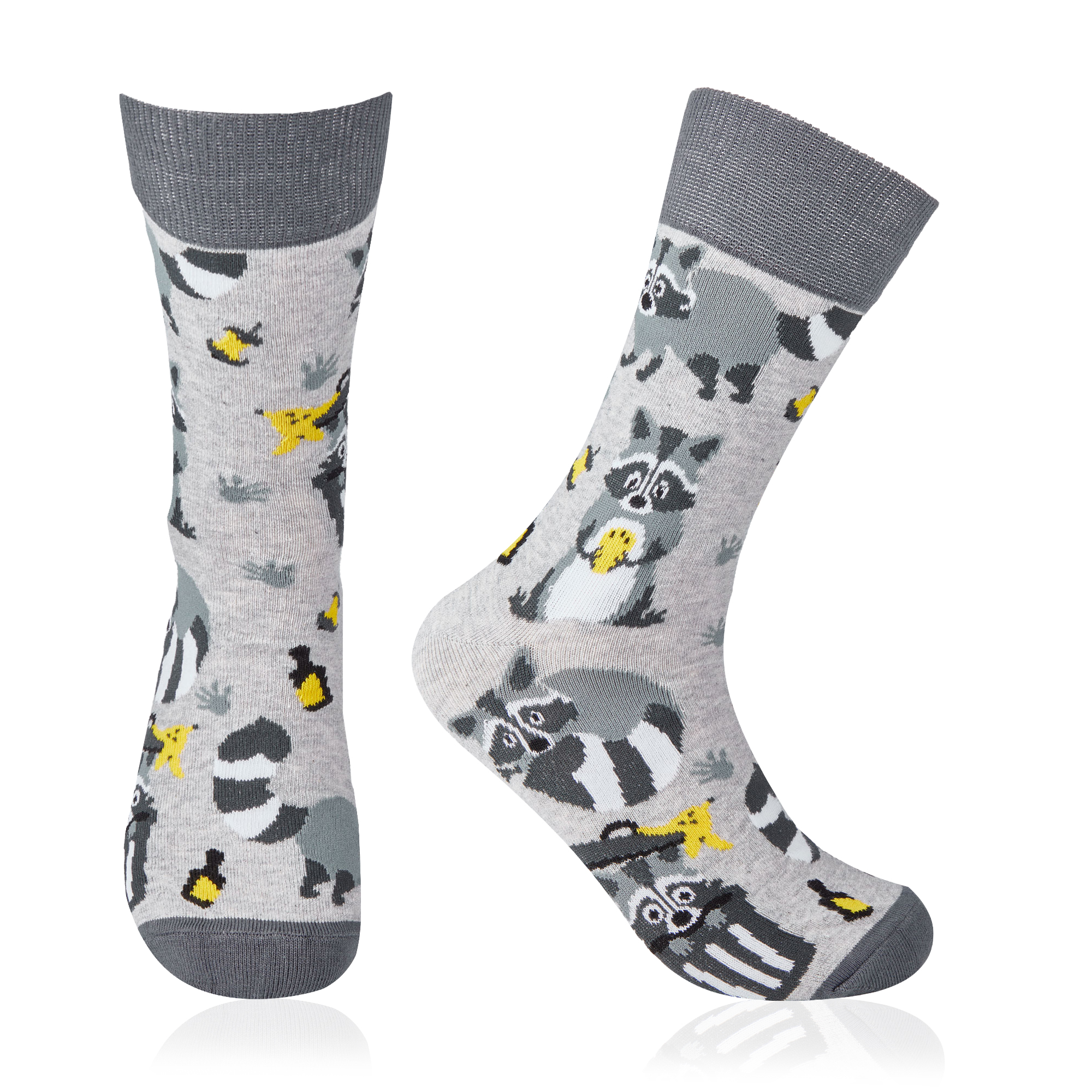 

Шкарпетки чоловічі AmiGО класичні, єнот, сірі, розмір 29