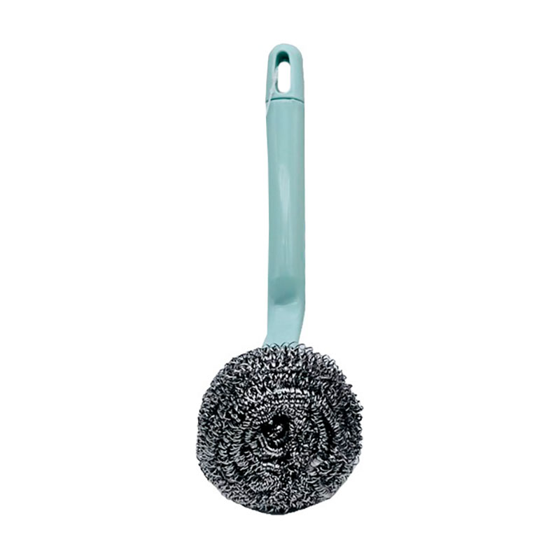 

Сталева щітка-шкребок з ручкою для посуду