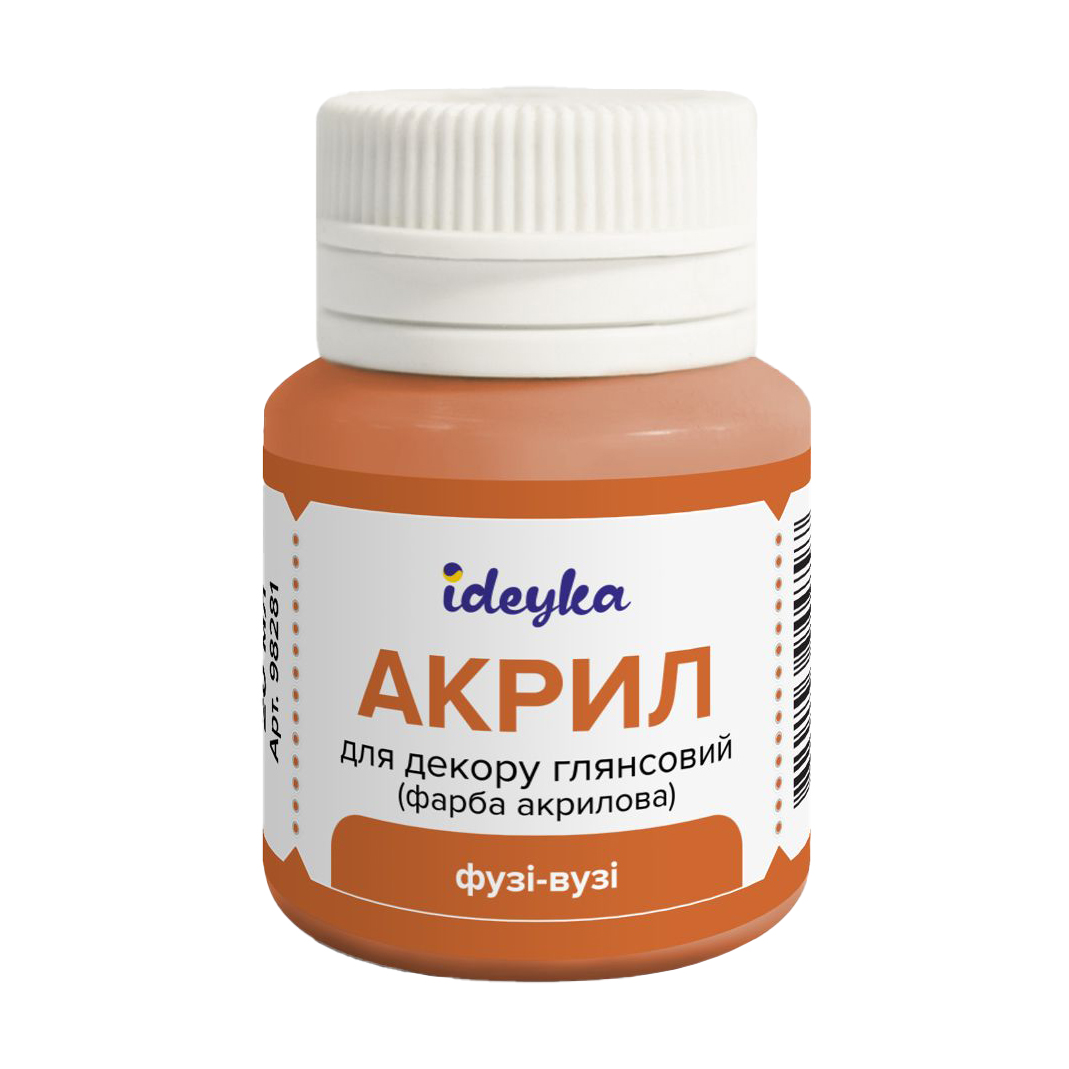 

Акрил для декору глянсовий Ideyka Фузі-Вузі, 20 мл