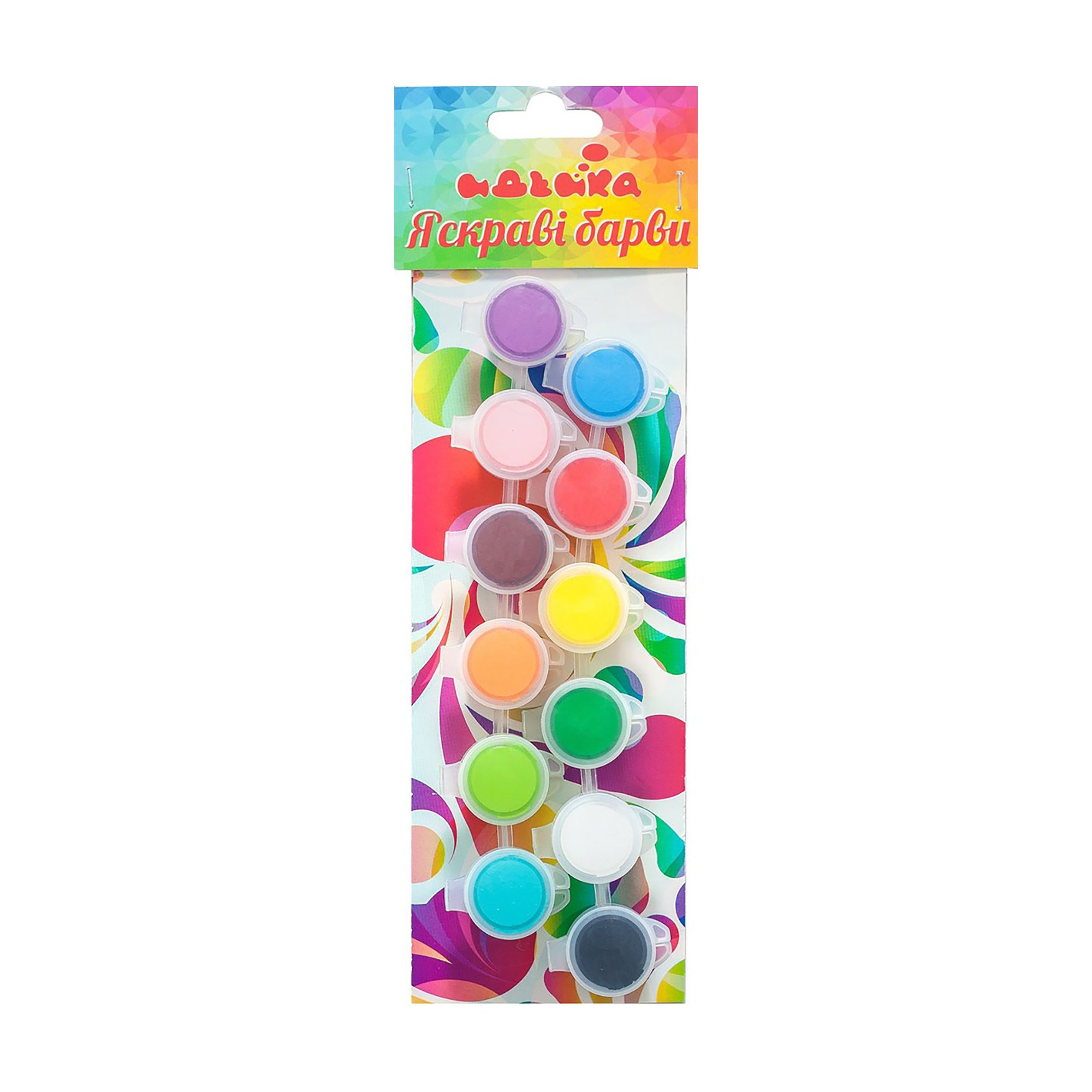 

Акриловi фарби Ideyka Яскравi барви, 12 шт