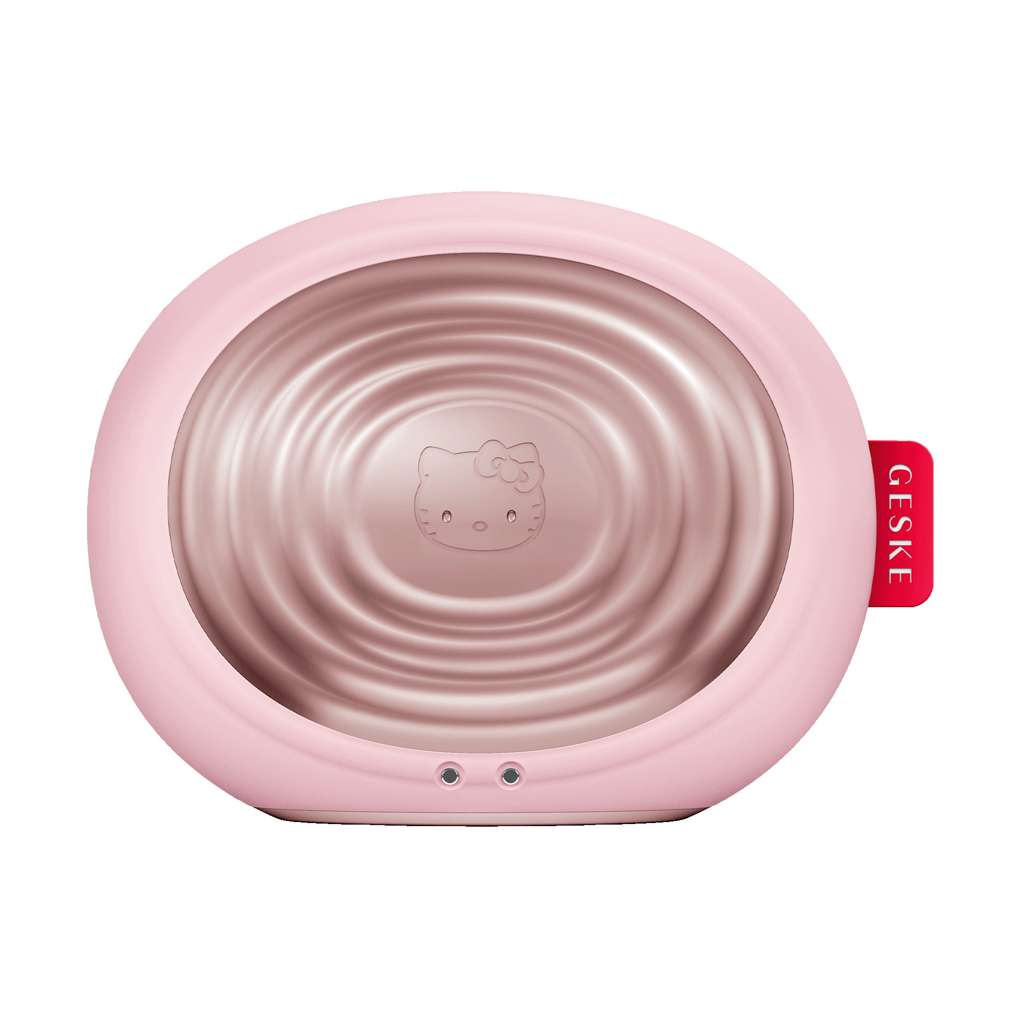 

Електронна звукова термощітка для обличчя Geske Sonic Thermo Facial Brush 5 в 1 by Hello Kitty рожевий