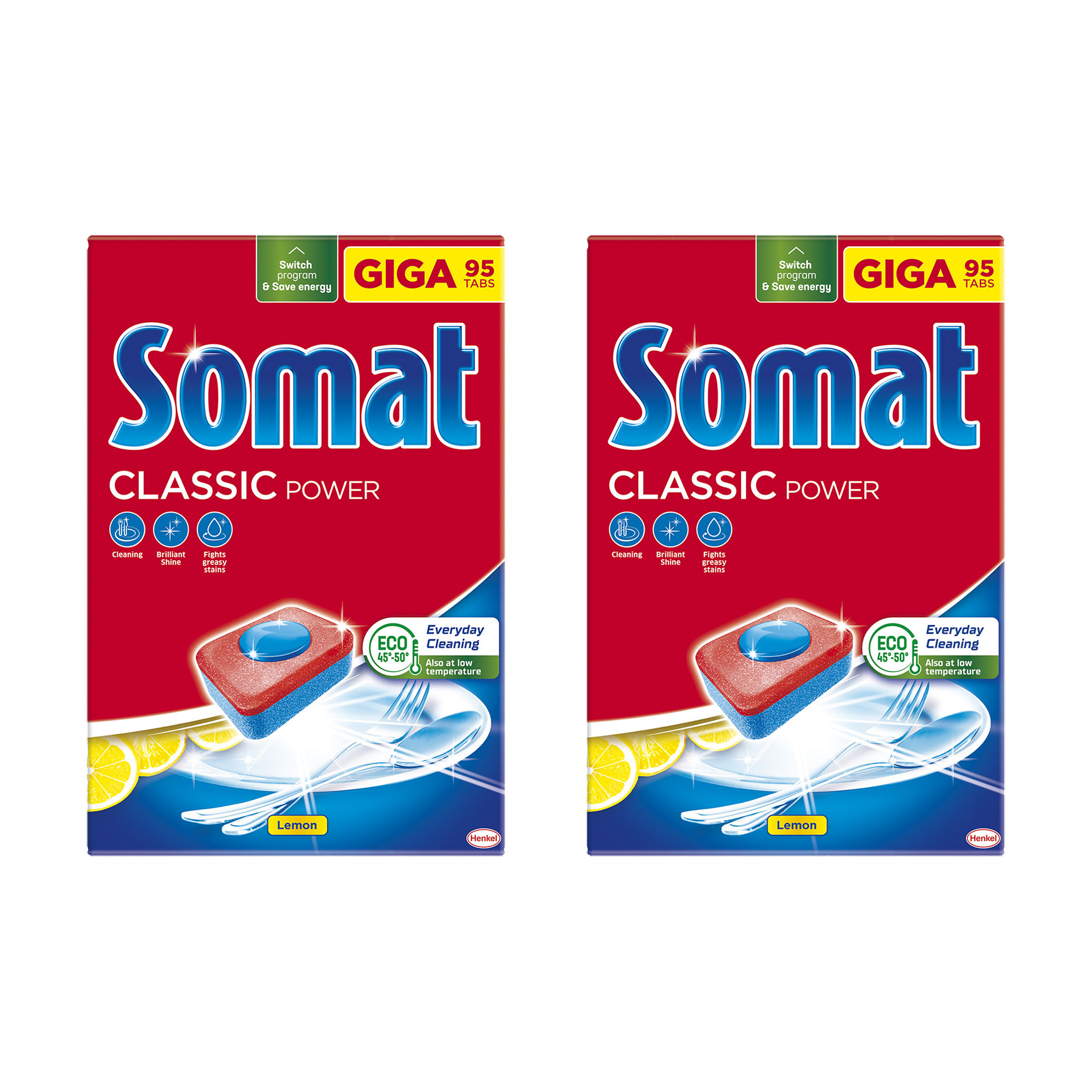 

Уцінка! Таблетки для посудомийної машини Somat Classic, 2*95 шт