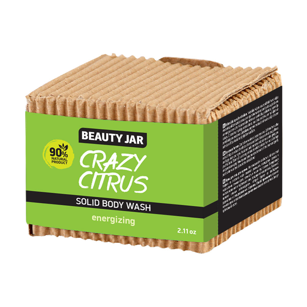 

Уцінка! Тверде мило для тіла Beauty Jar Крейзі цитрус, 60 г