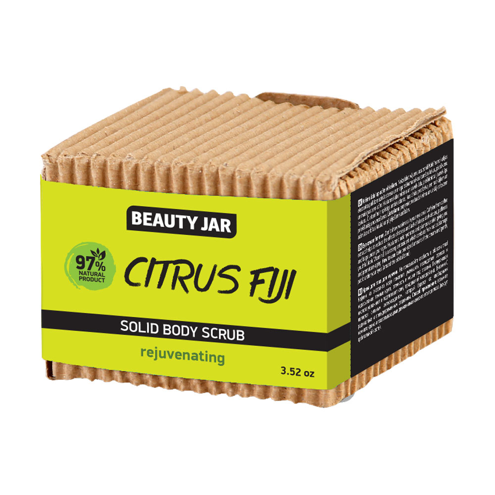 

Уцінка! Твердий скраб для тіла Beauty Jar Цитрусові Фіджі, 100 г